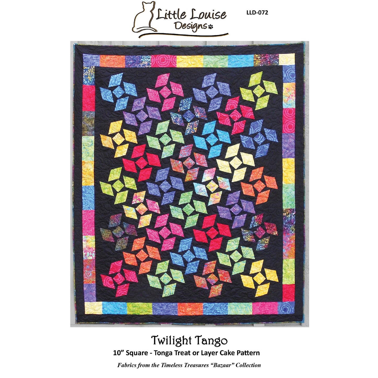 Twilight Tango Quilt LLD-072e - Downloadable Pattern