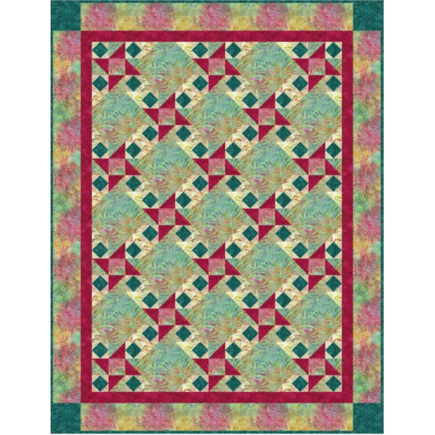 Gypsy Breeze Quilt LLD-121e - Downloadable Pattern