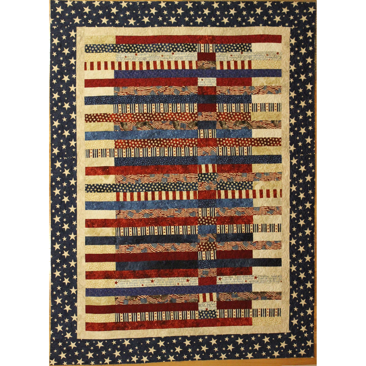 Strippy Whippy Quilt LOB-143e - Downloadable Pattern