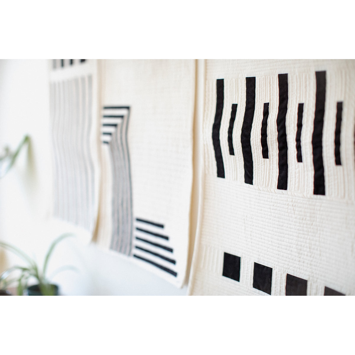 Quaking Aspen, Birch, and Stream Trio Wall Hanging Quilts LOLO-10e - Downloadable Pattern