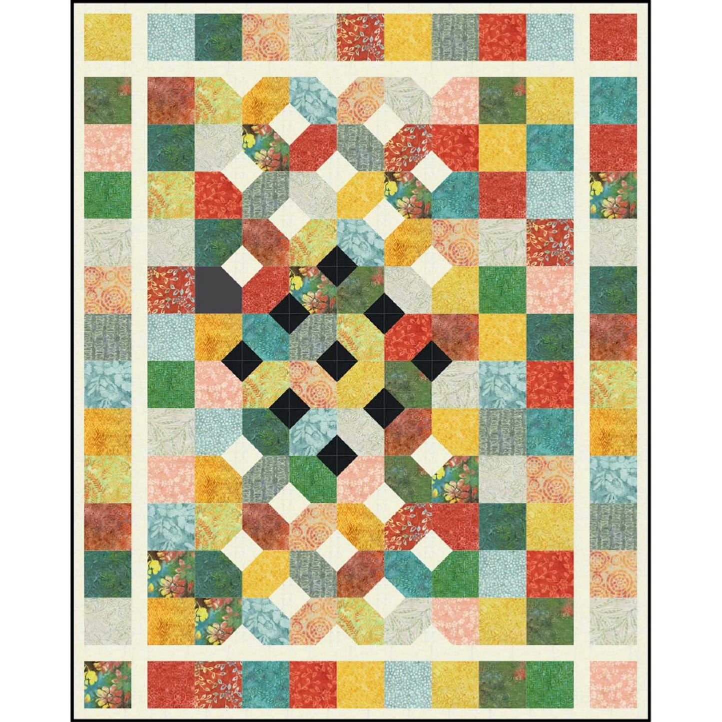 A Touch of Attitude Quilt Pattern MD-70 - Paper Pattern