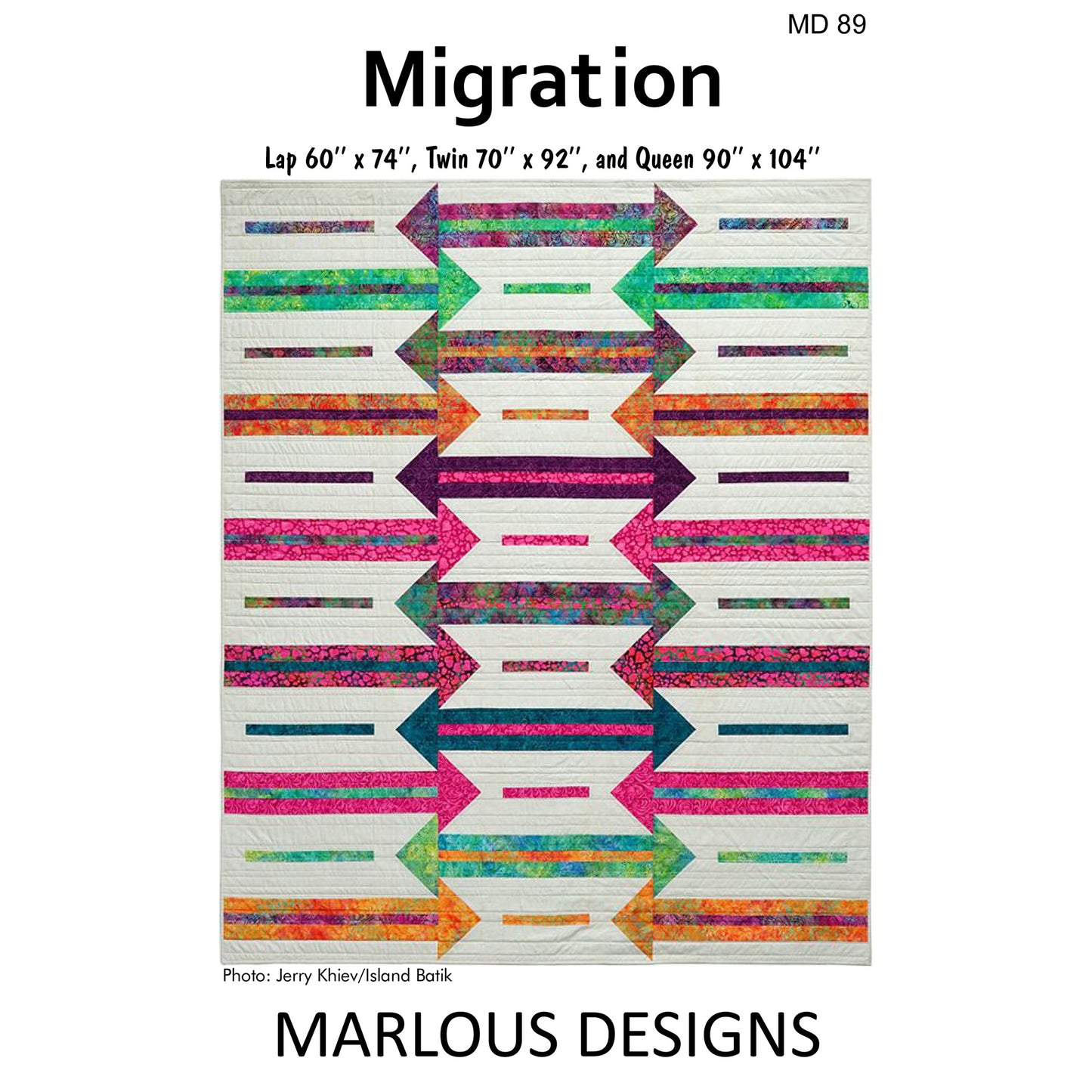 Cover image of pattern for Migration quilts.