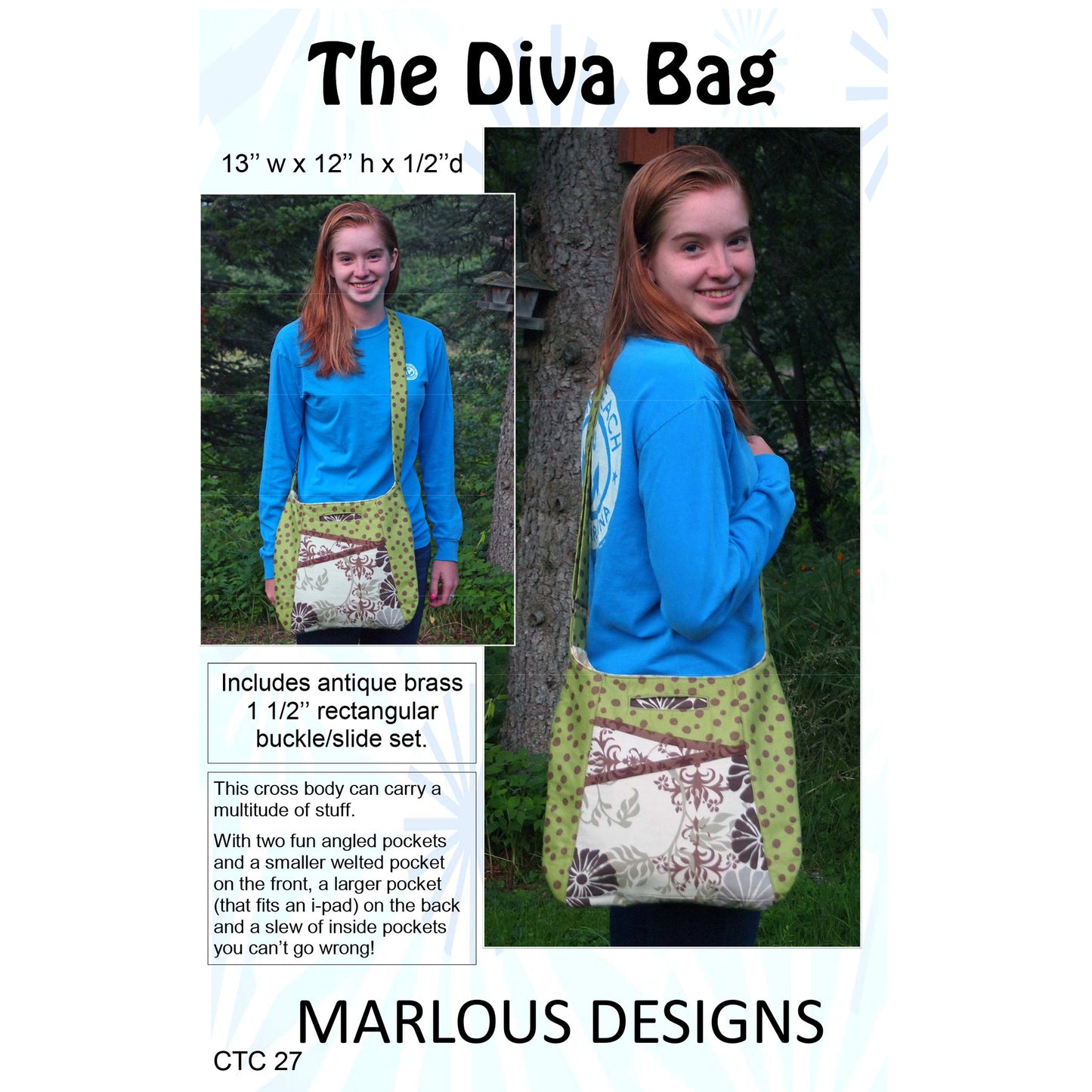 Diva Bag Pattern MD-CT27 - Paper Pattern