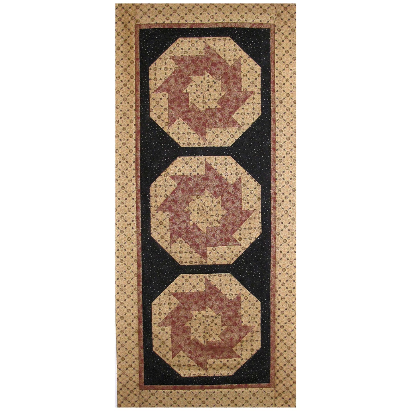 Pinwheels on the Run Table Runner MD-TR11e - Downloadable Pattern