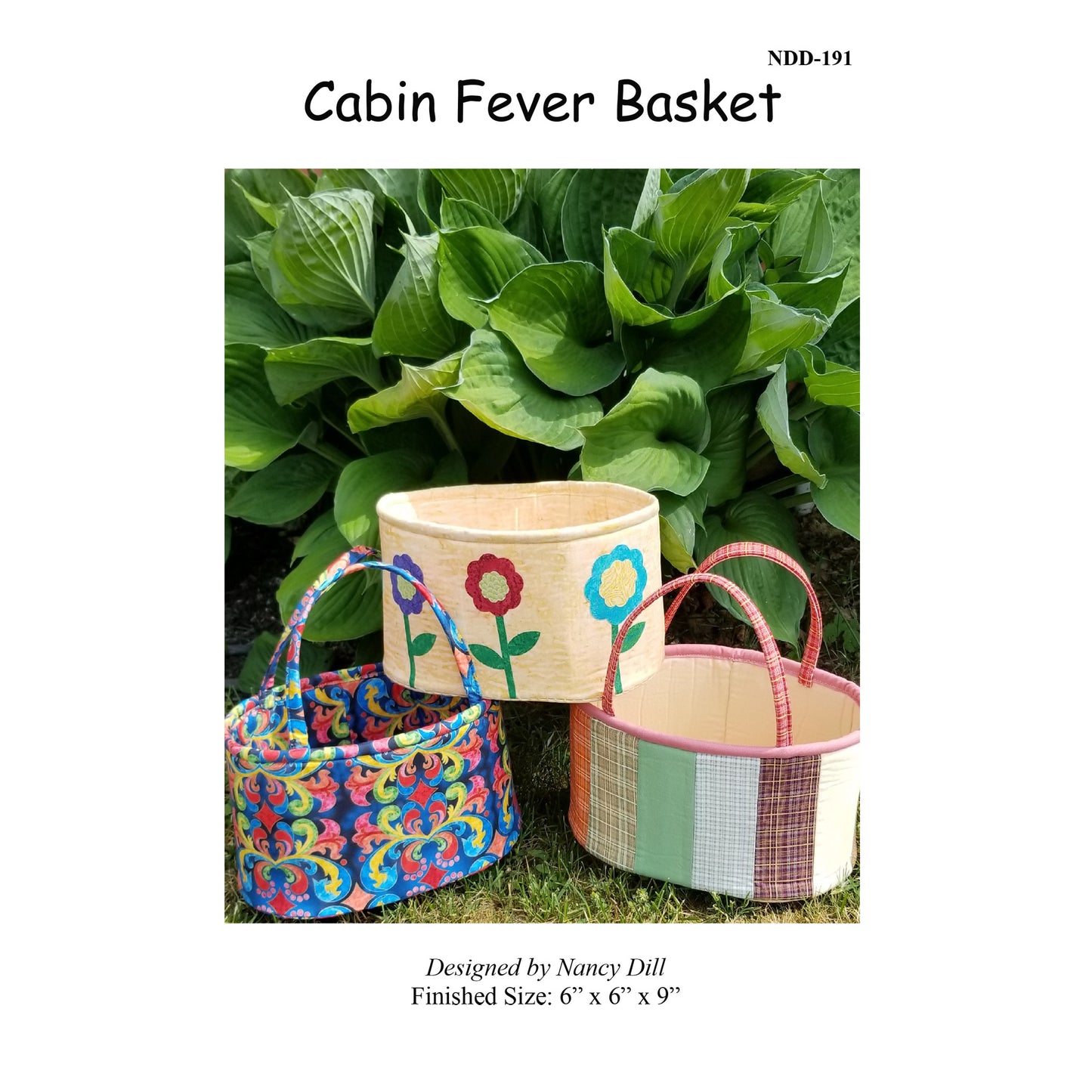 Cabin Fever Basket Pattern NDD-191 - Paper Pattern
