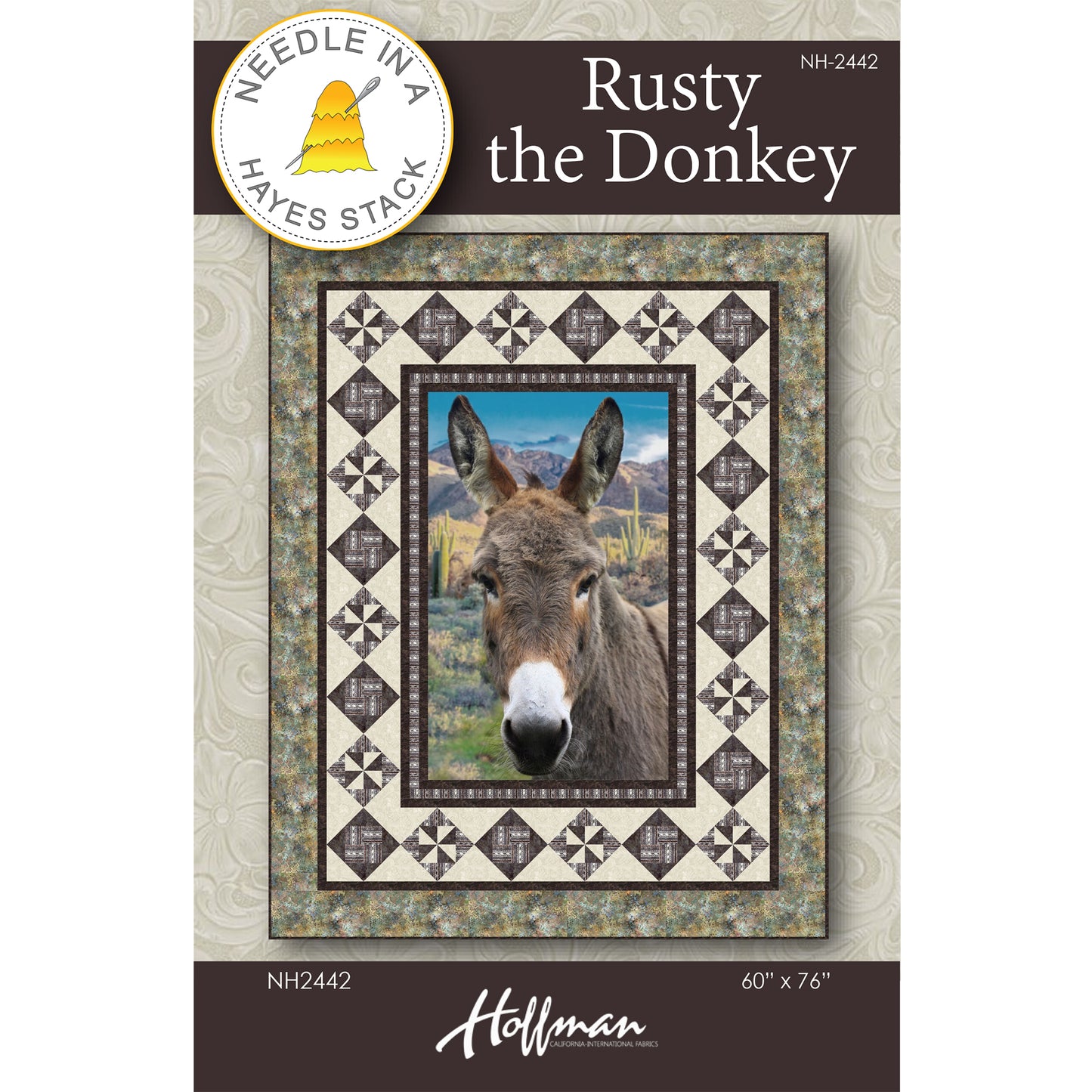 Cover image of pattern for Rusty the Donkey Quilt.
