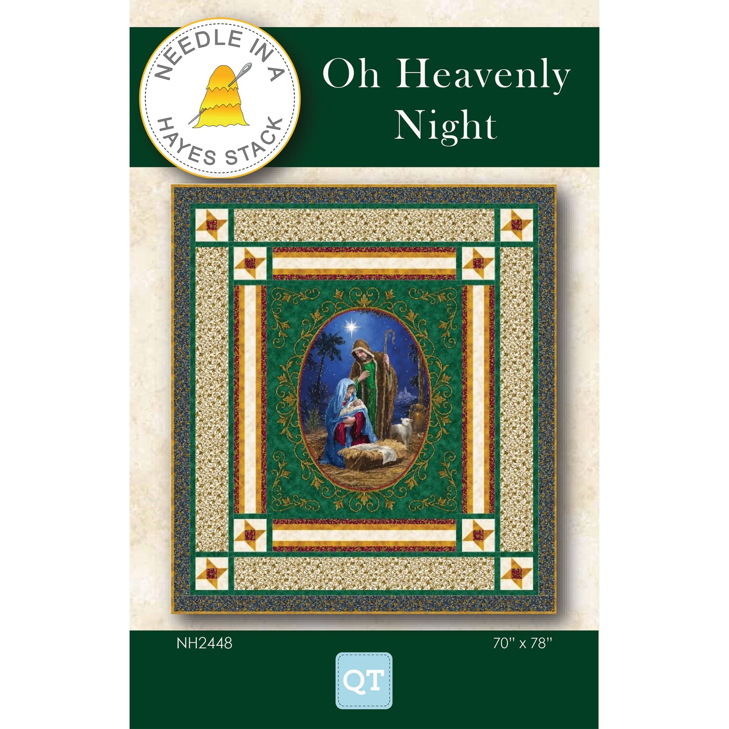 Cover image of pattern for Oh Heavenly Night Quilt.