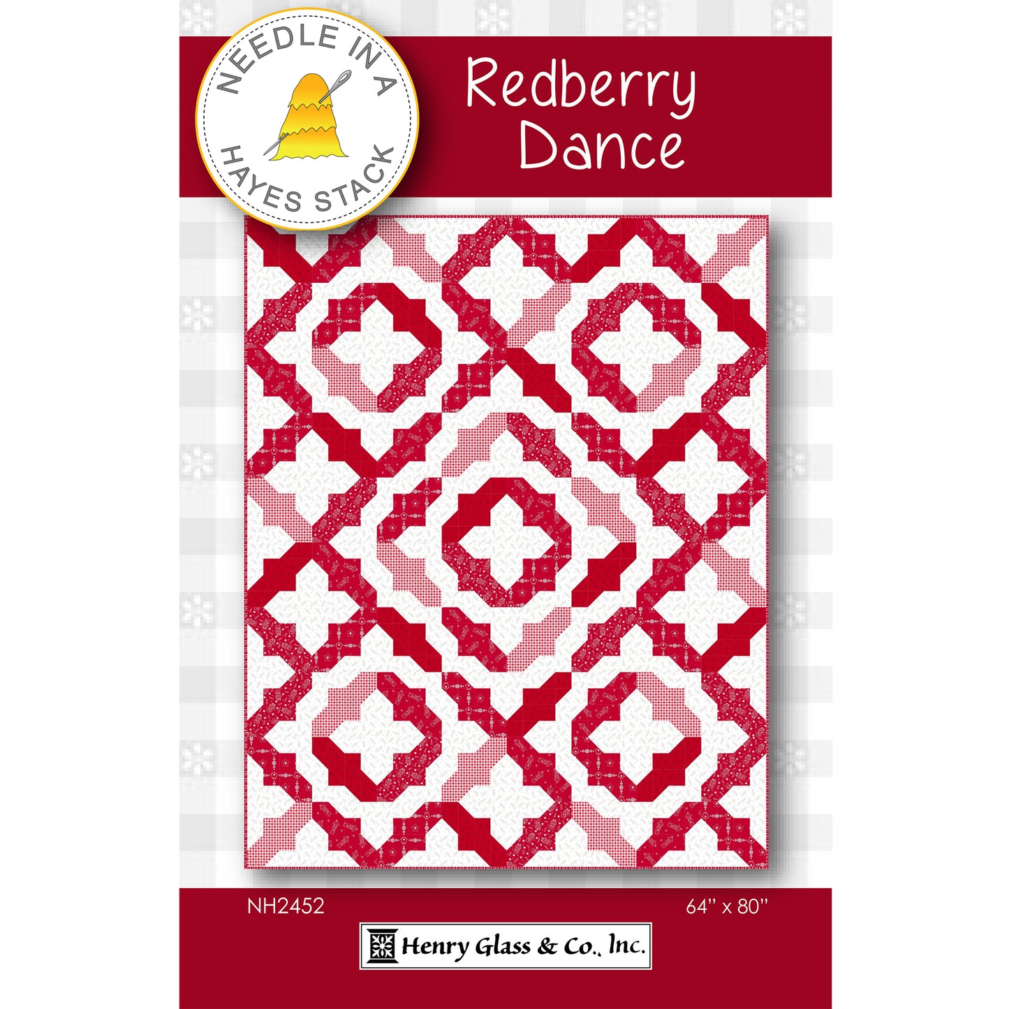 Cover image of pattern for Redberry Dance quilt.