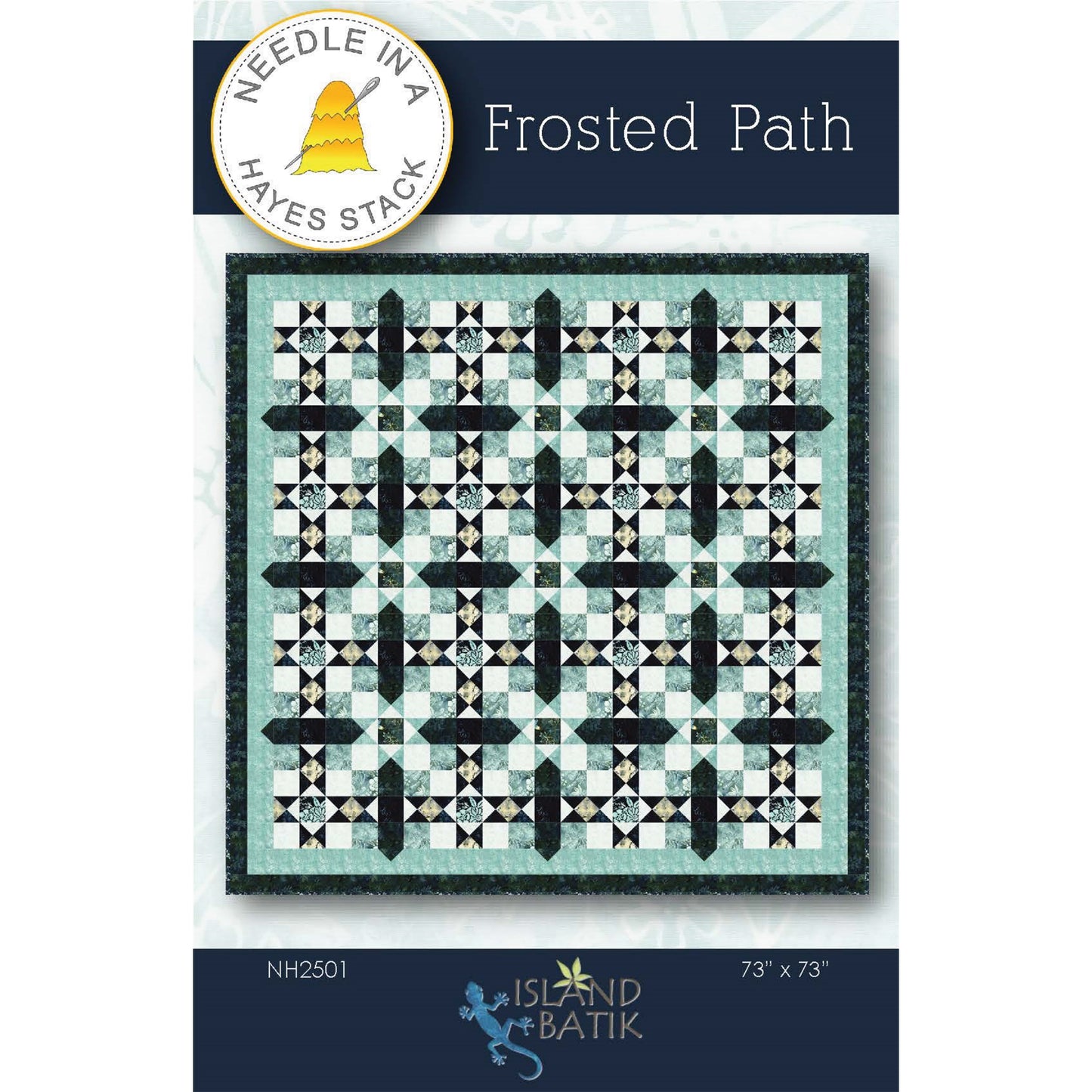Cover image of pattern for Frosted Path Quilt.