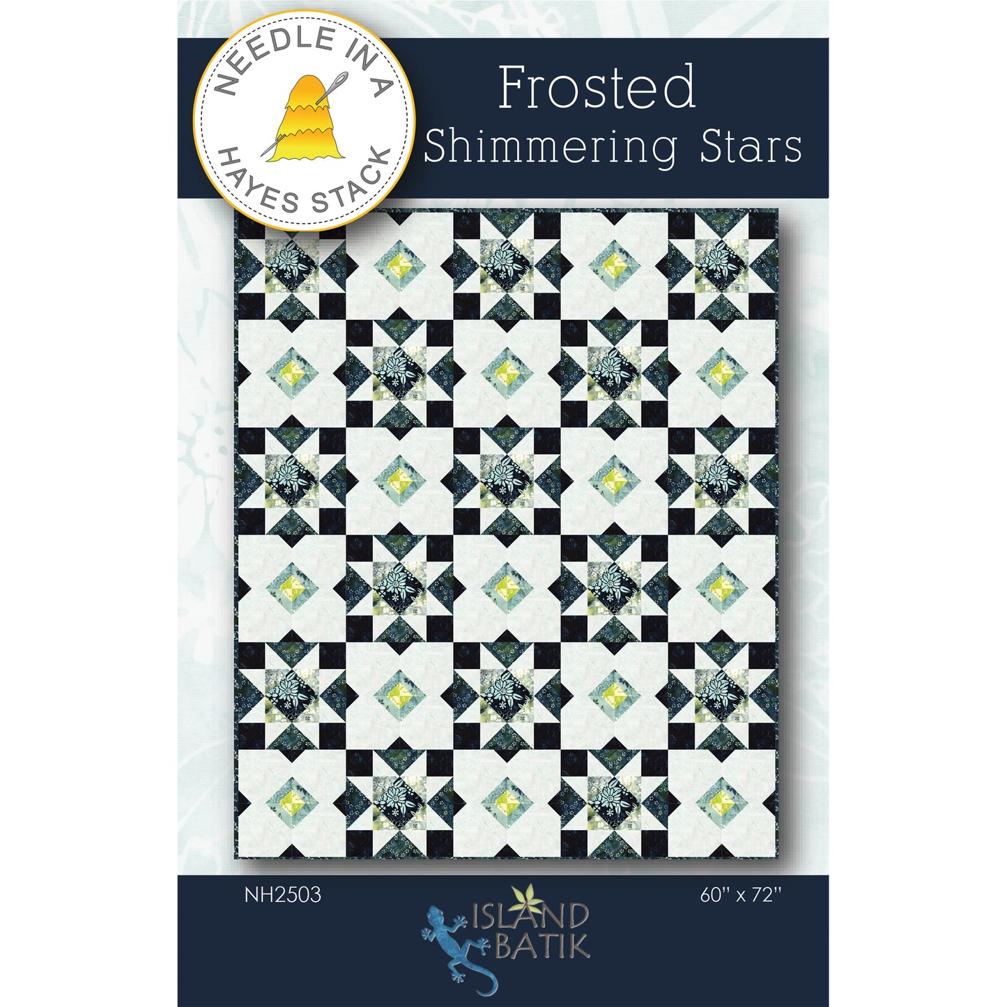 Frosted Shimmering Stars Quilt NH-2503e - Downloadable Pattern