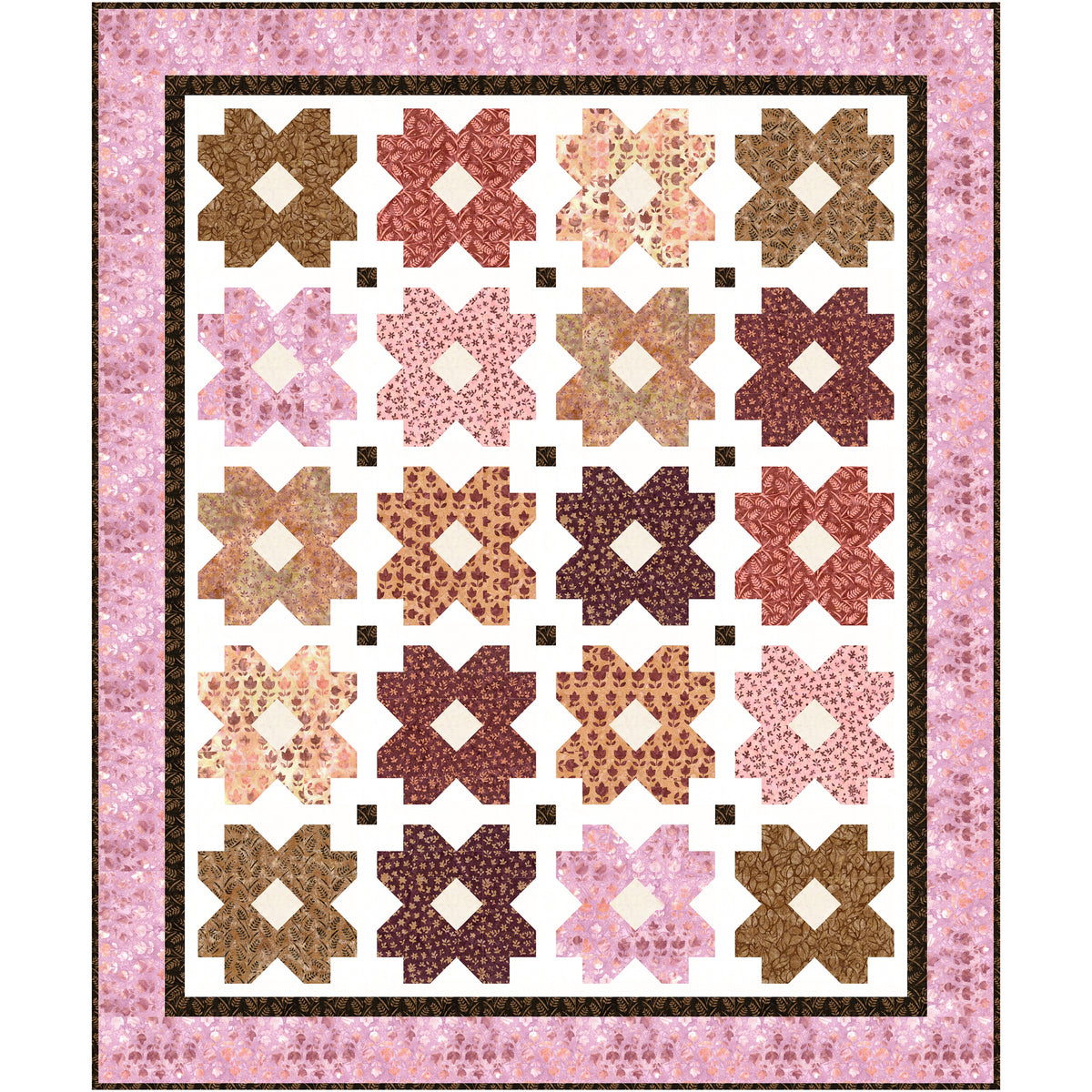 Bramble Blossoms Quilt NH-2633e - Downloadable Pattern
