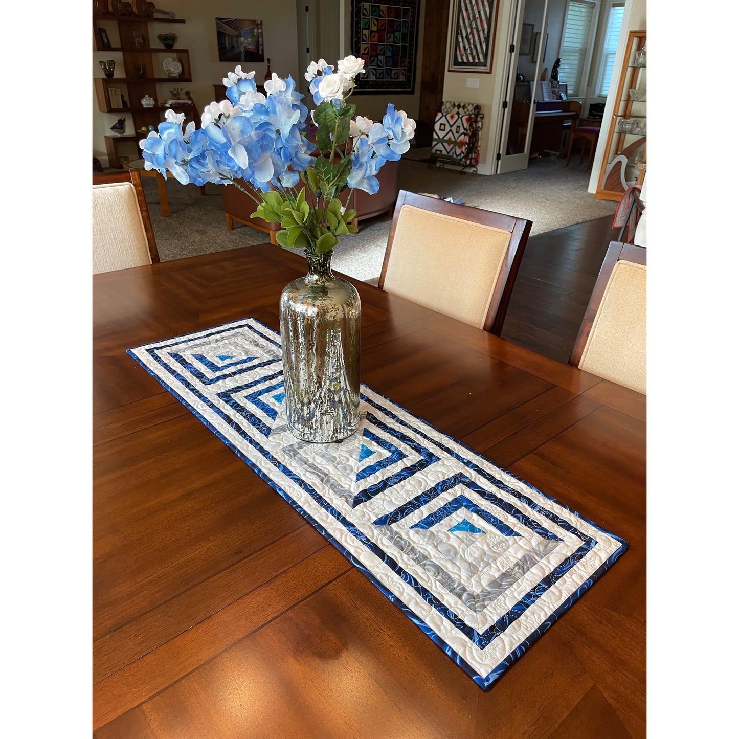 Shimmering Holiday Table Runner Pattern NMD-113 - Paper Pattern