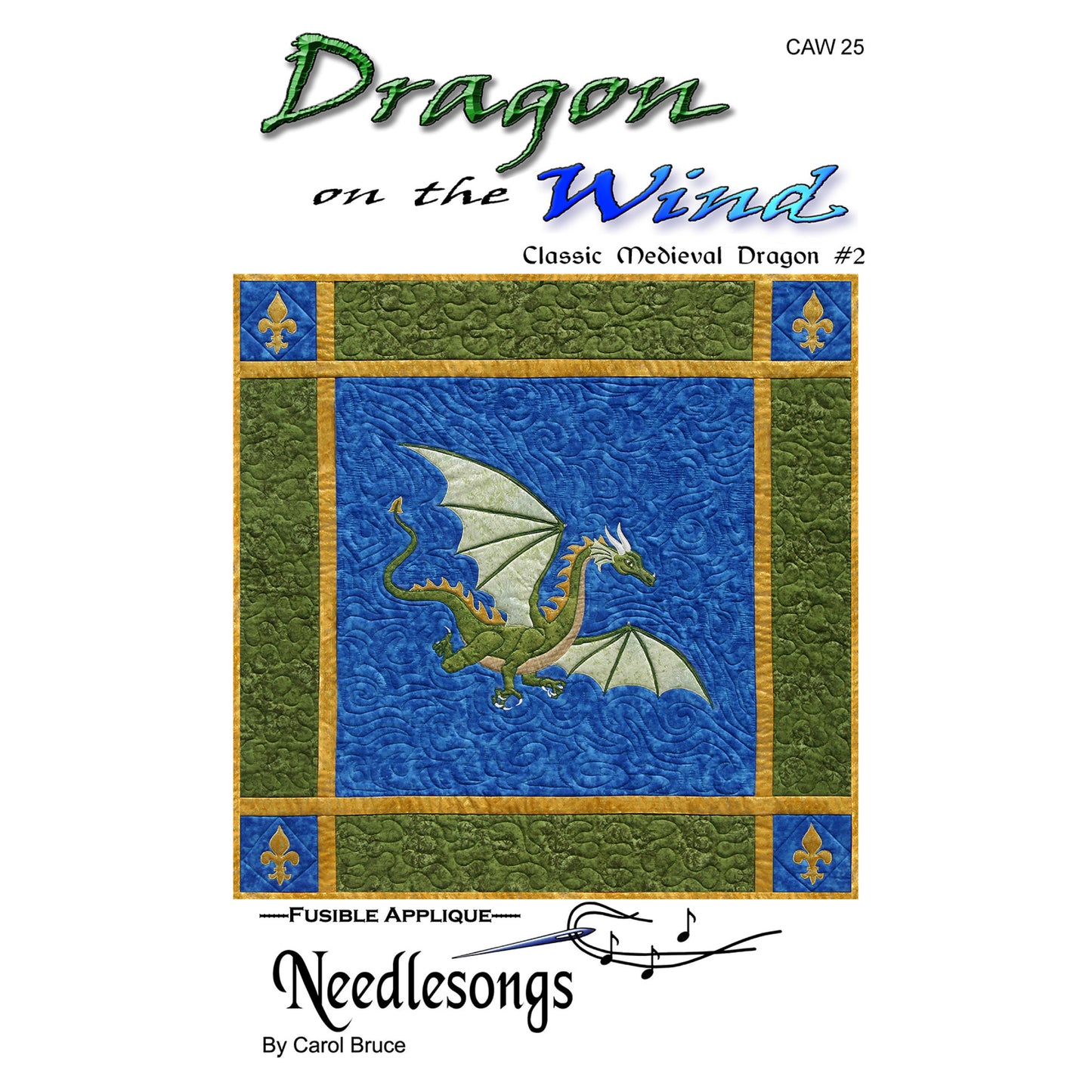 Dragon on the Wind Wall Hanging Pattern NS-25 - Paper Pattern