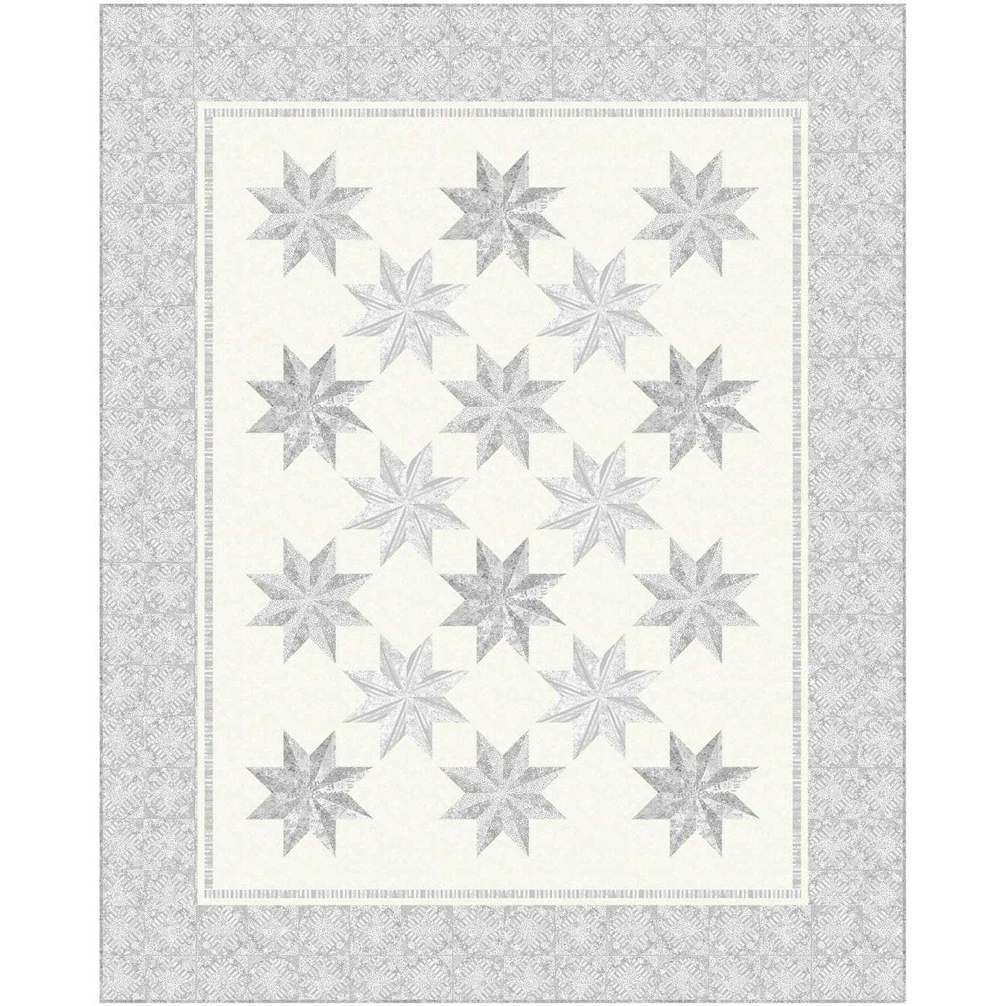 Prism Stars Quilt Pattern PC-132 - Paper Pattern