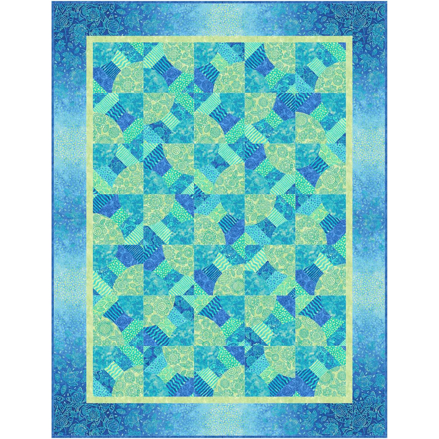 Tipsy Turvy Quilt Pattern PC-168 - Paper Pattern