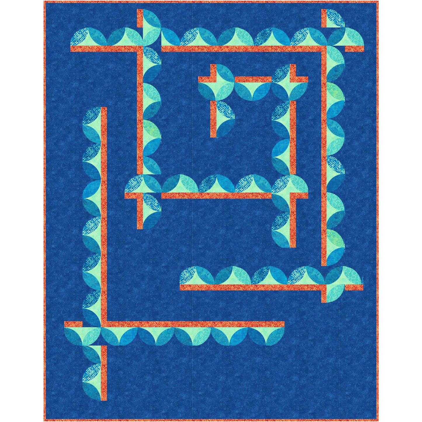 Strips of Peel Quilt Pattern PC-179 - Paper Pattern