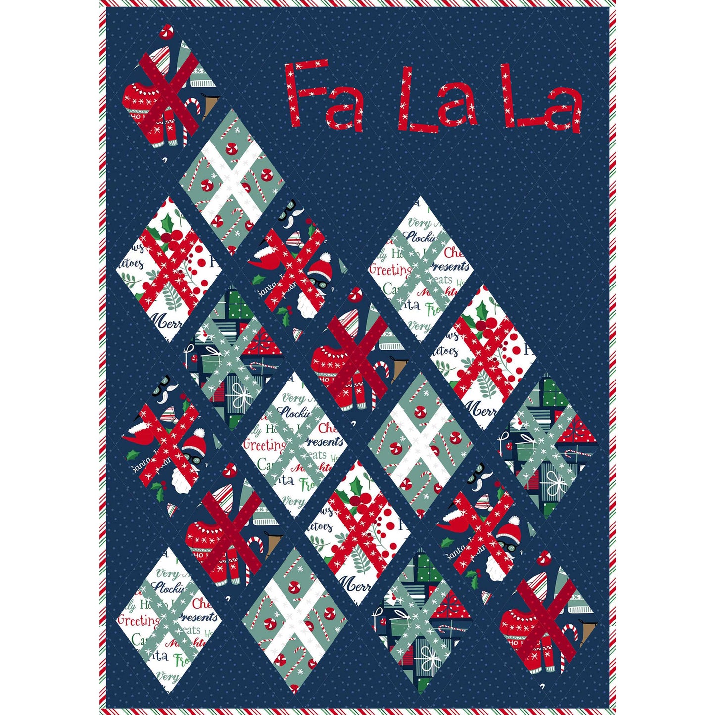 Image of the Gifts Galore quilt by Patti Carey.