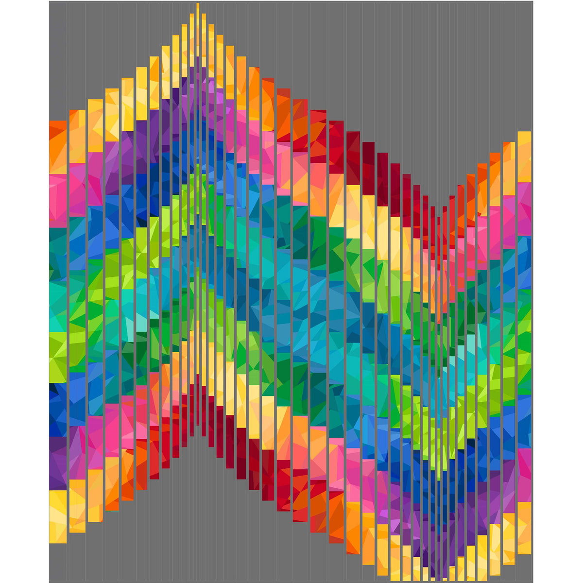 Fractal Quilt Pattern PC-261w - Wholesale Product