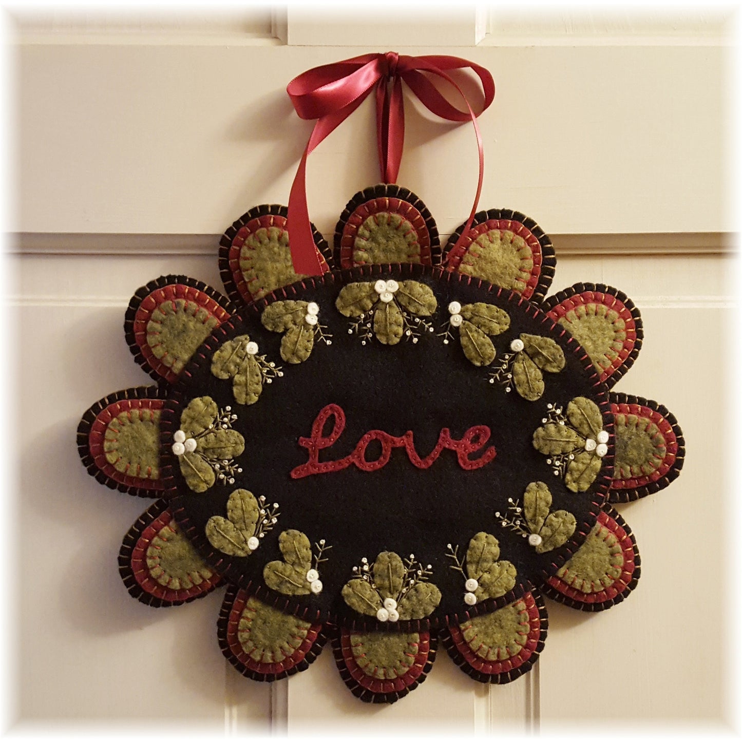 My Christmas Wish Table Mat Pattern PLP-200 - Paper Pattern