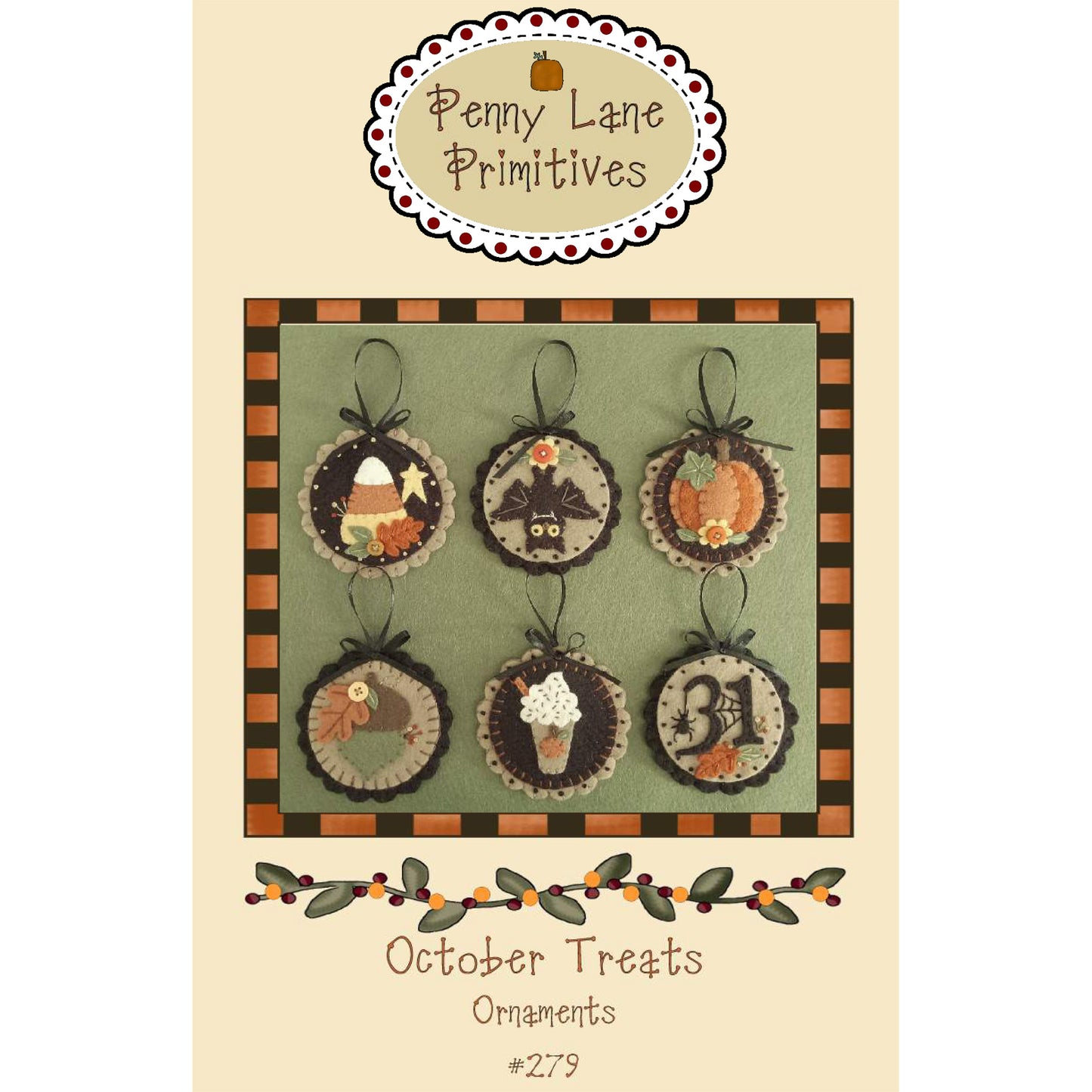 October Treats Ornaments PLP-279e - Downloadable Pattern