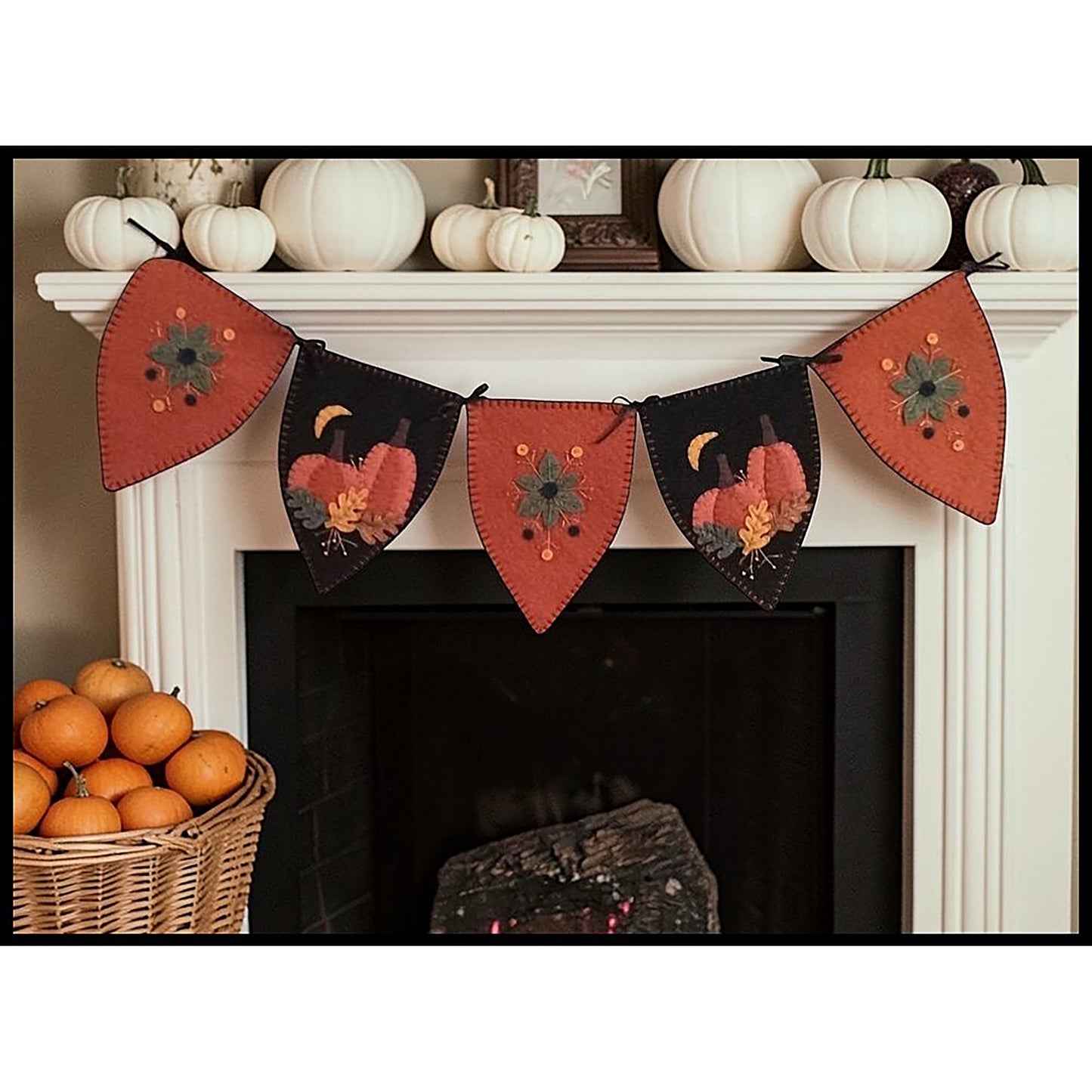 Autumn in New England Doorknob Hanger and Banner Set Pattern PLP-310 - Paper Pattern