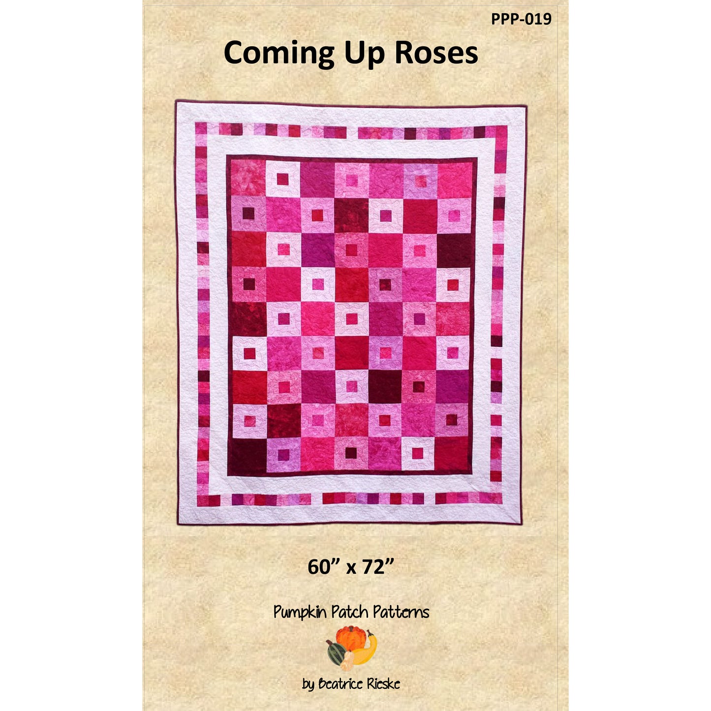 Coming Up Roses Quilt Pattern PPP-019 - Paper Pattern