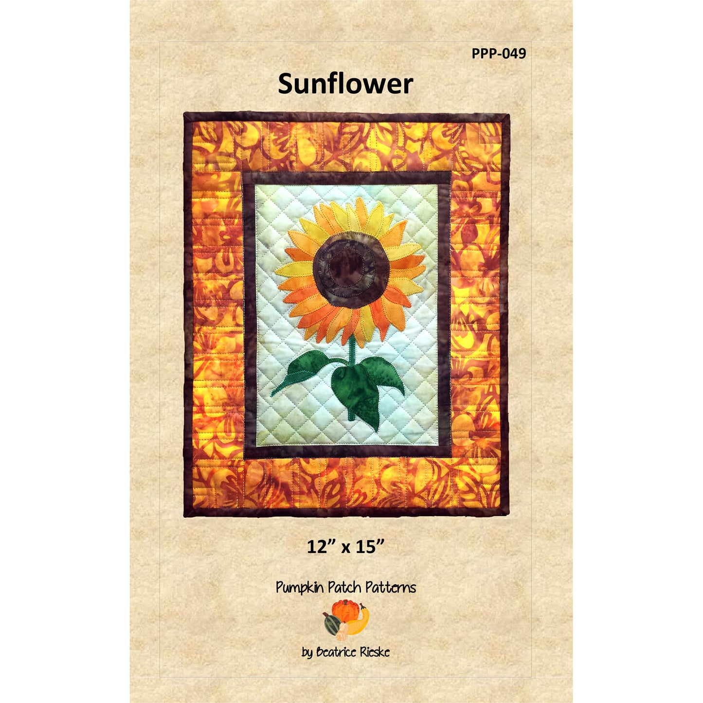 Sunflower Wall Hanging Pattern PPP-049w - Wholesale Product