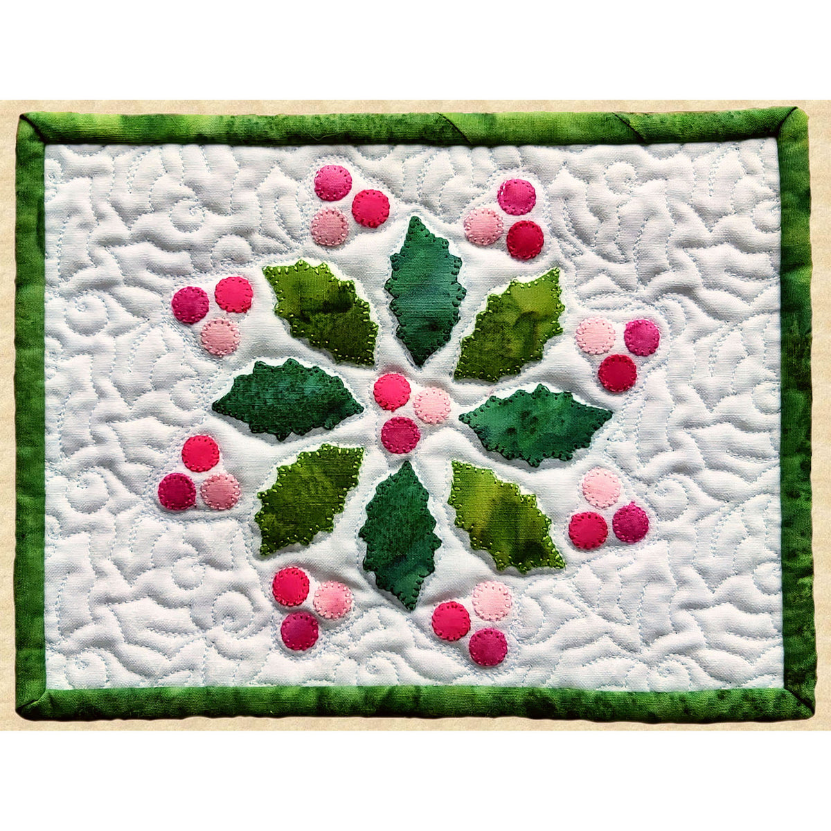 Deck The Halls Mug Rugs PPP-061e - Downloadable Pattern