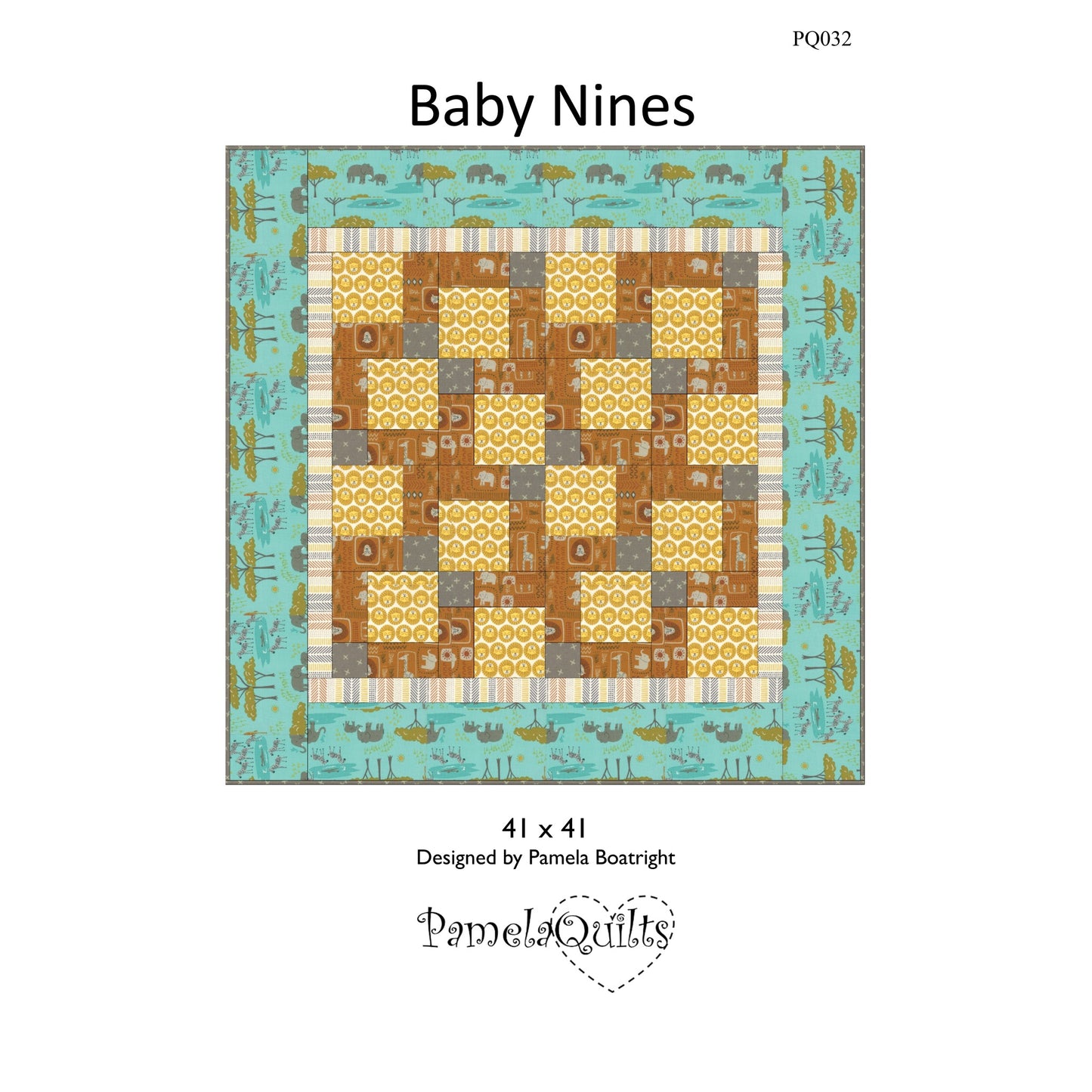 Baby Nines Quilt Quilt Pattern PQ-032 - Paper Pattern