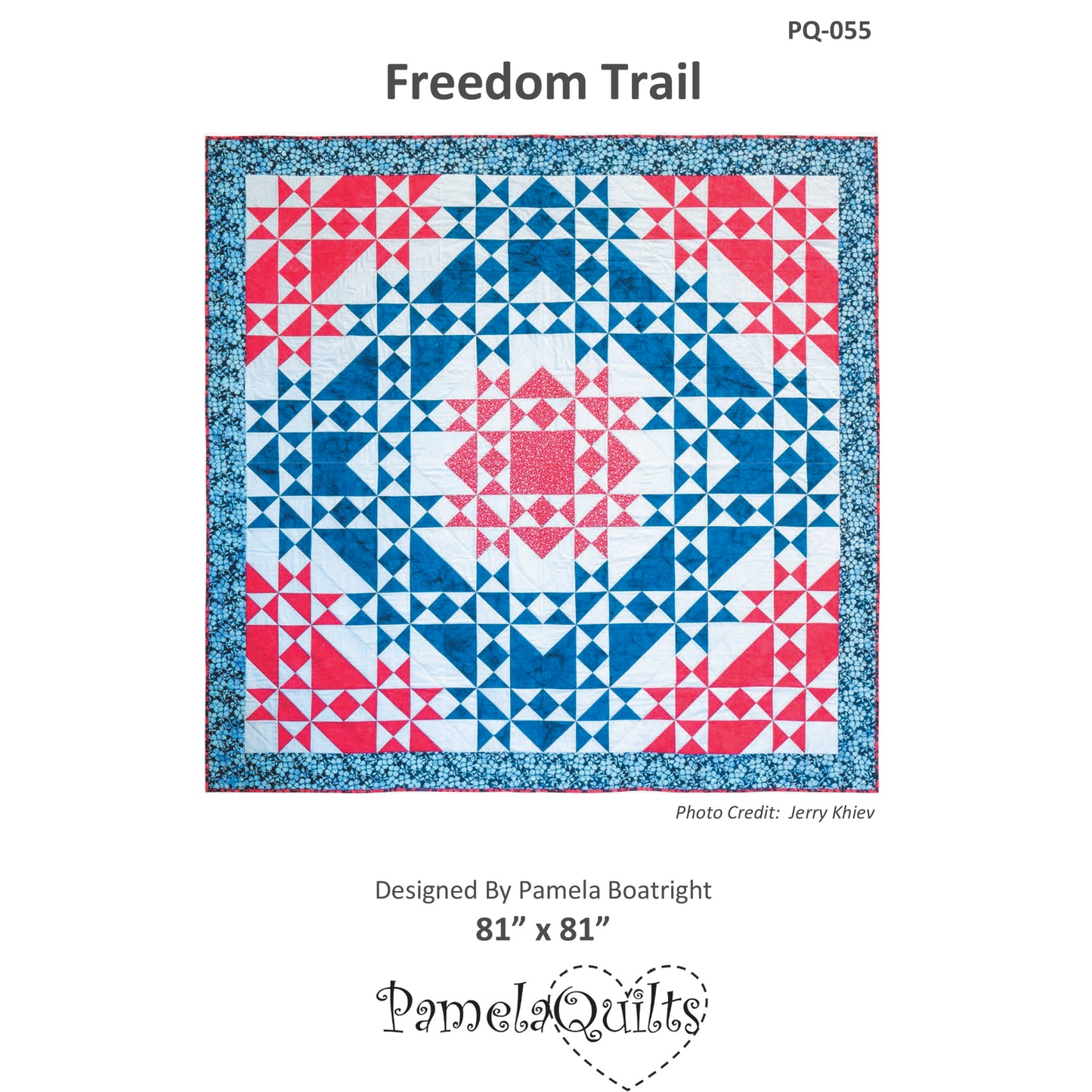 Freedom Trail Quilt Pattern PQ-055w - Wholesale Product