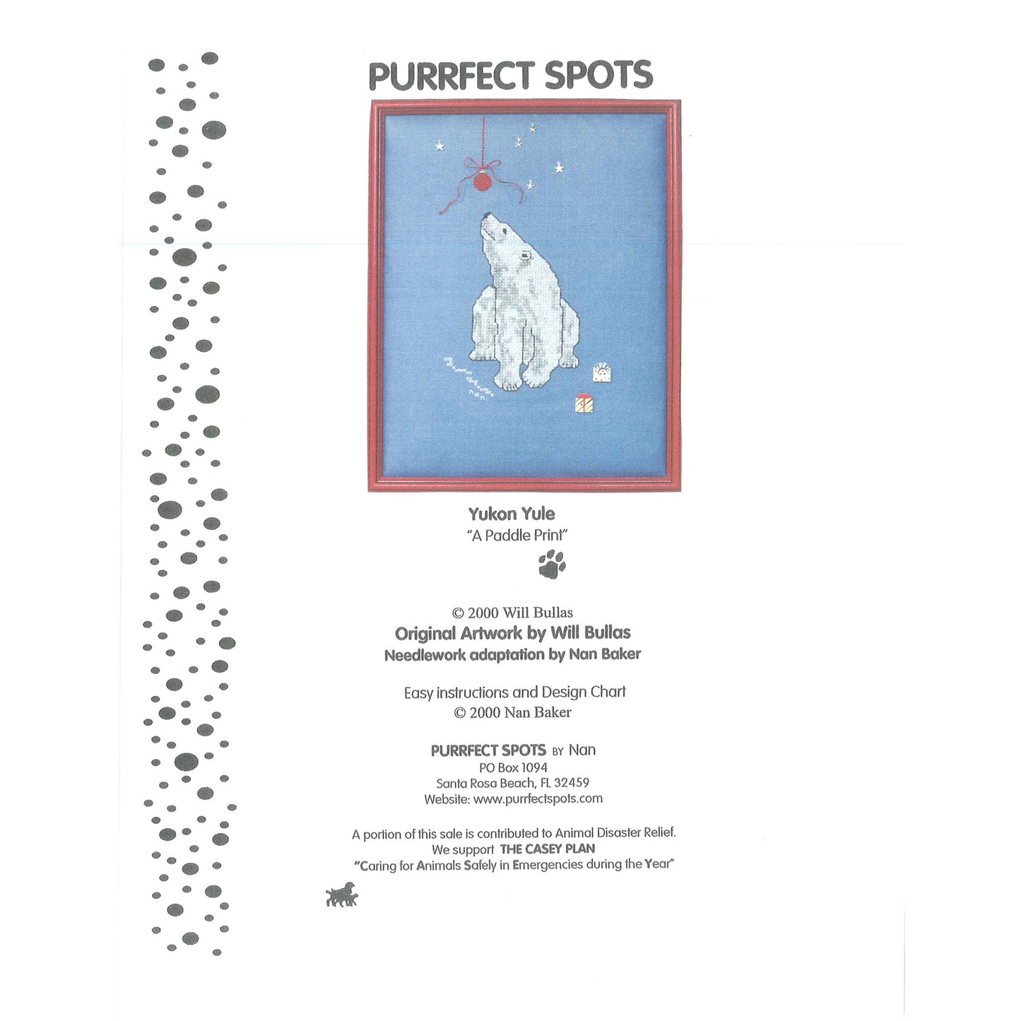 Yukon Yule Cross Stitch Pattern PS-2063 - Paper Pattern