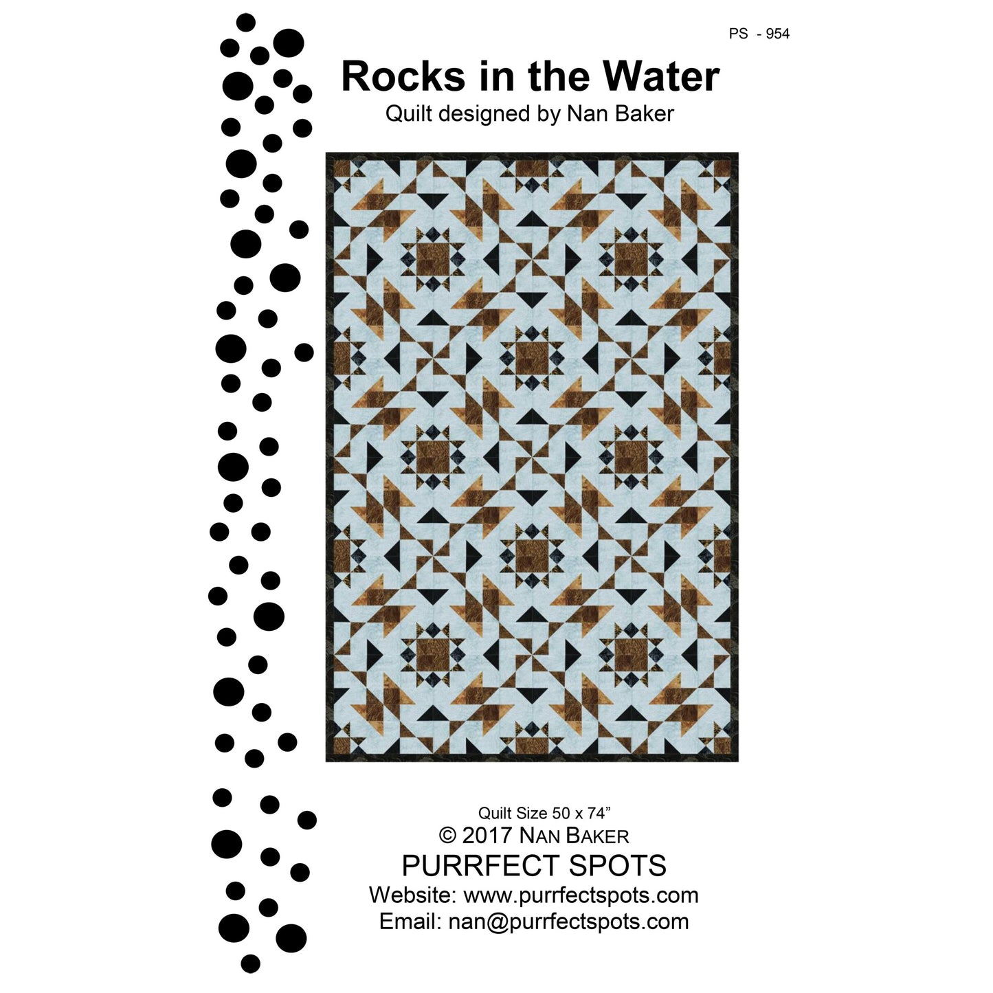 Rocks in the Water Quilt PS-954e - Downloadable Pattern