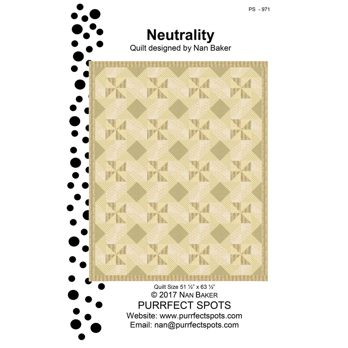 Neutrality Quilt PS-971e - Downloadable Pattern