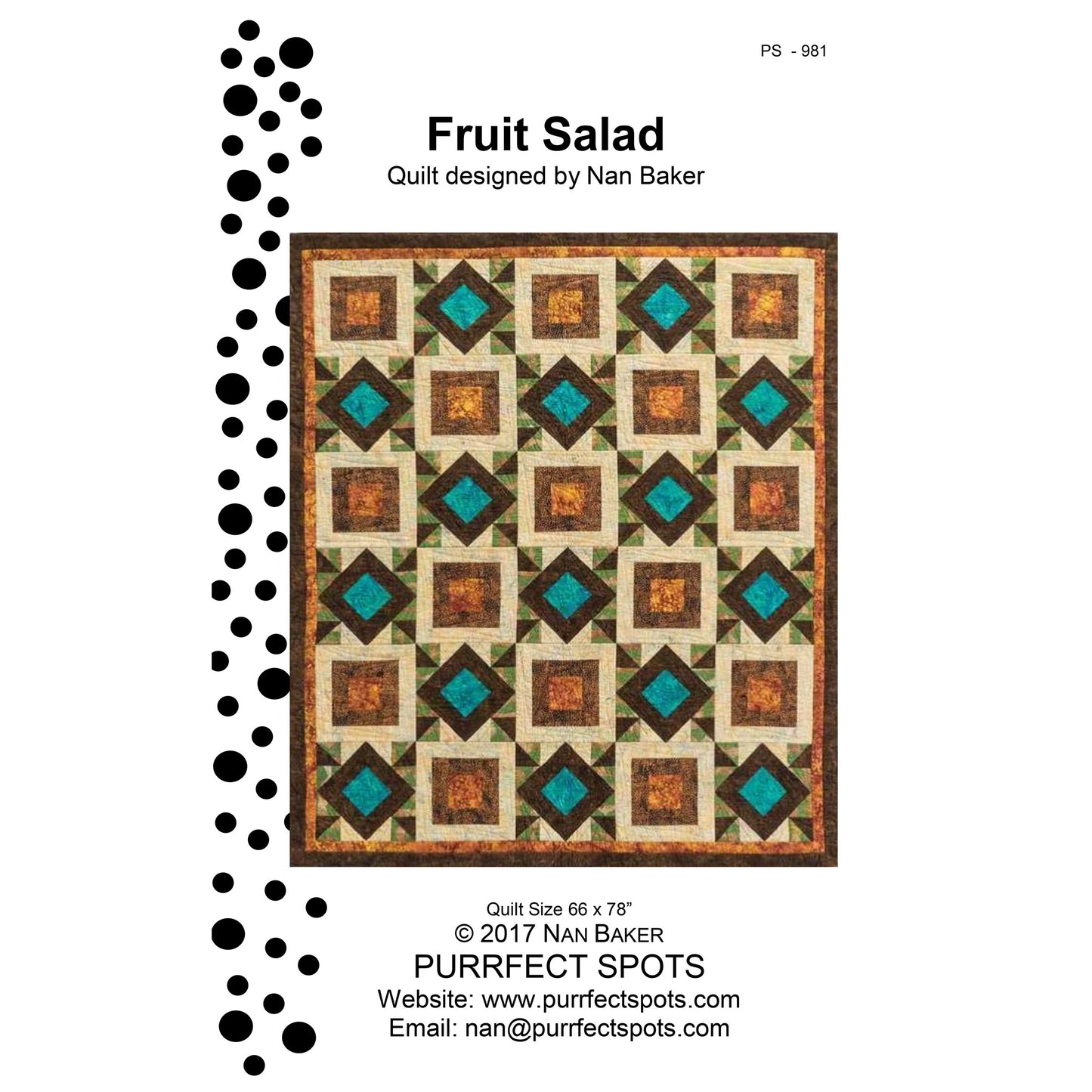 Fruit Salad Quilt PS-981e - Downloadable Pattern