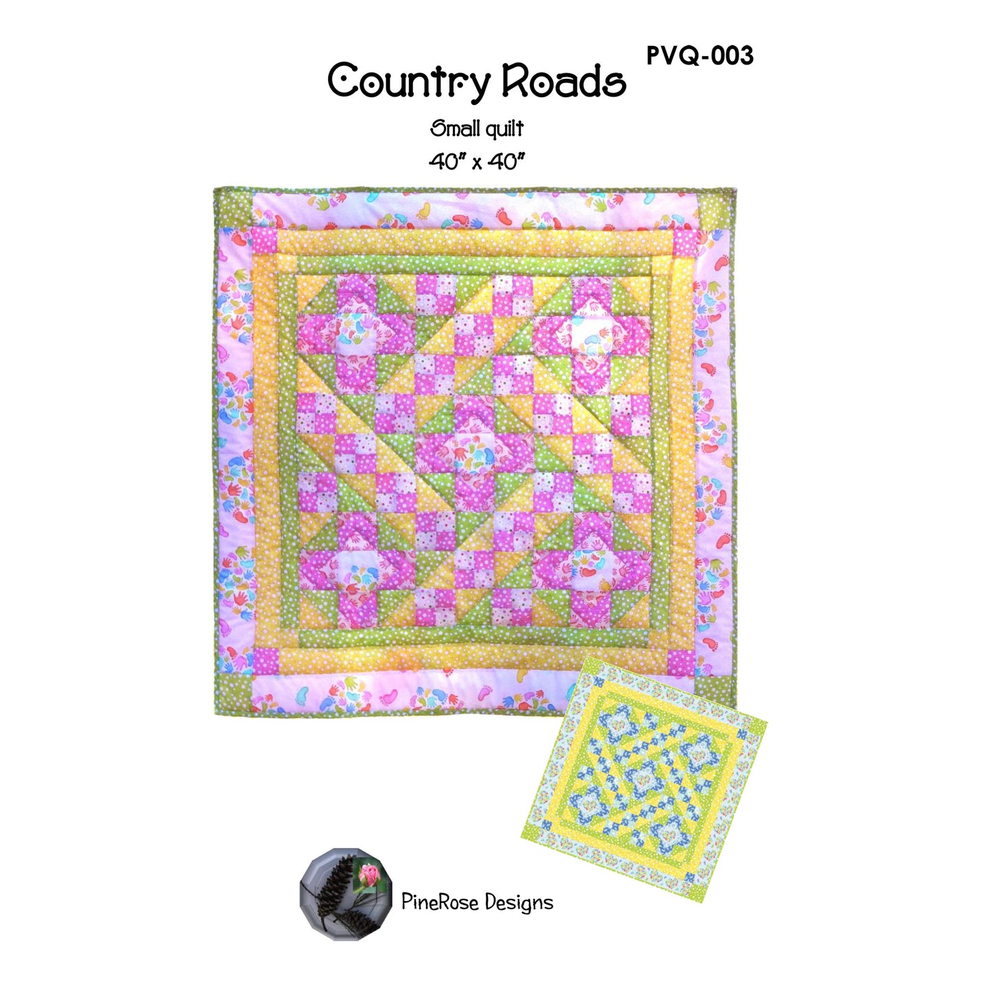 Country Roads Quilt PVQ-003e - Downloadable Pattern