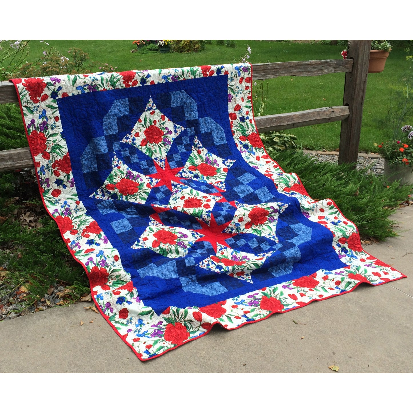 Garden Chain Quilt PVQ-017e - Downloadable Pattern