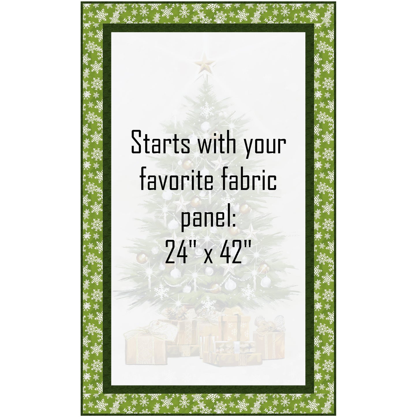 Christmas Elegance Quilt Pattern PWS-358 - Paper Pattern