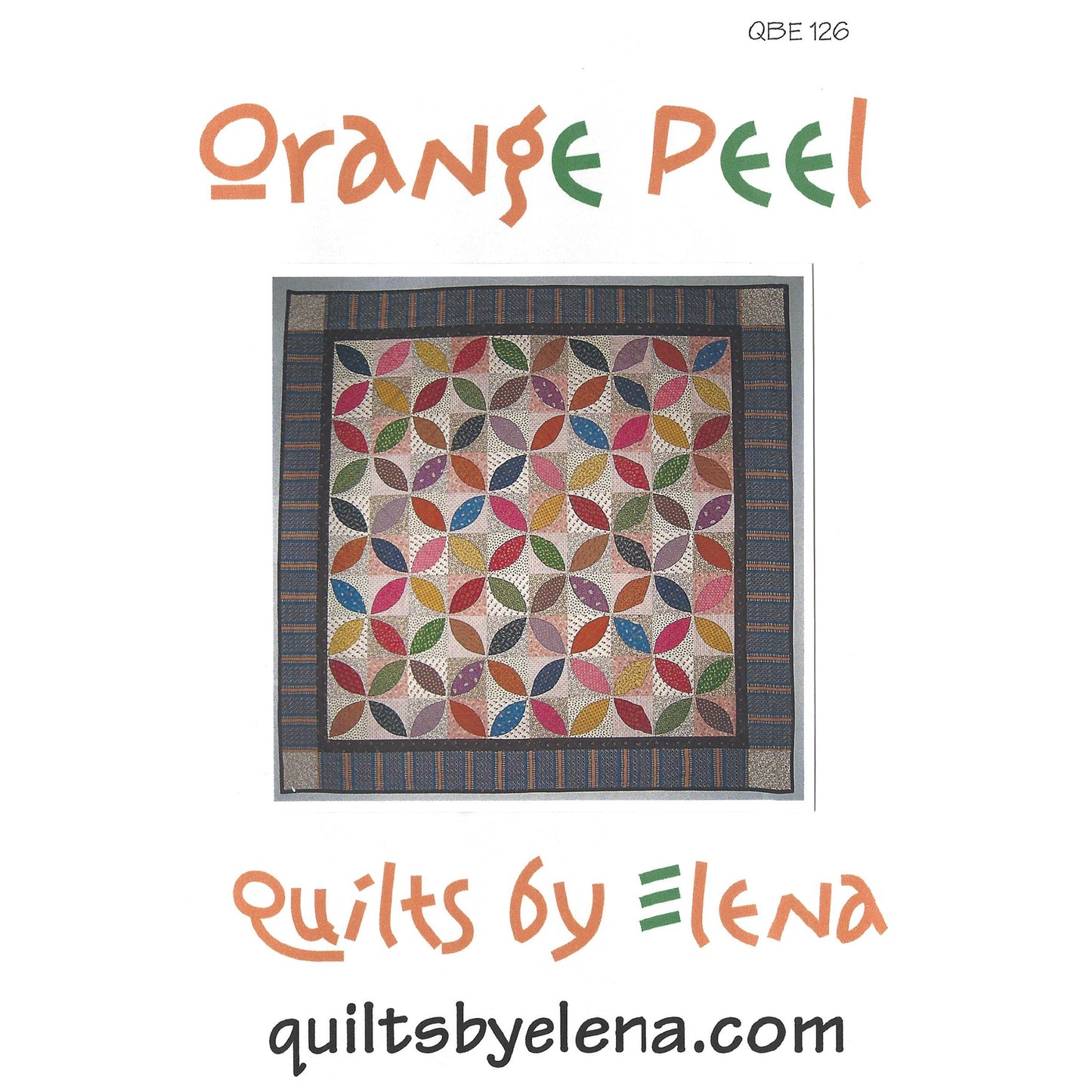 Orange Peel Quilt QBE-126e - Downloadable Pattern
