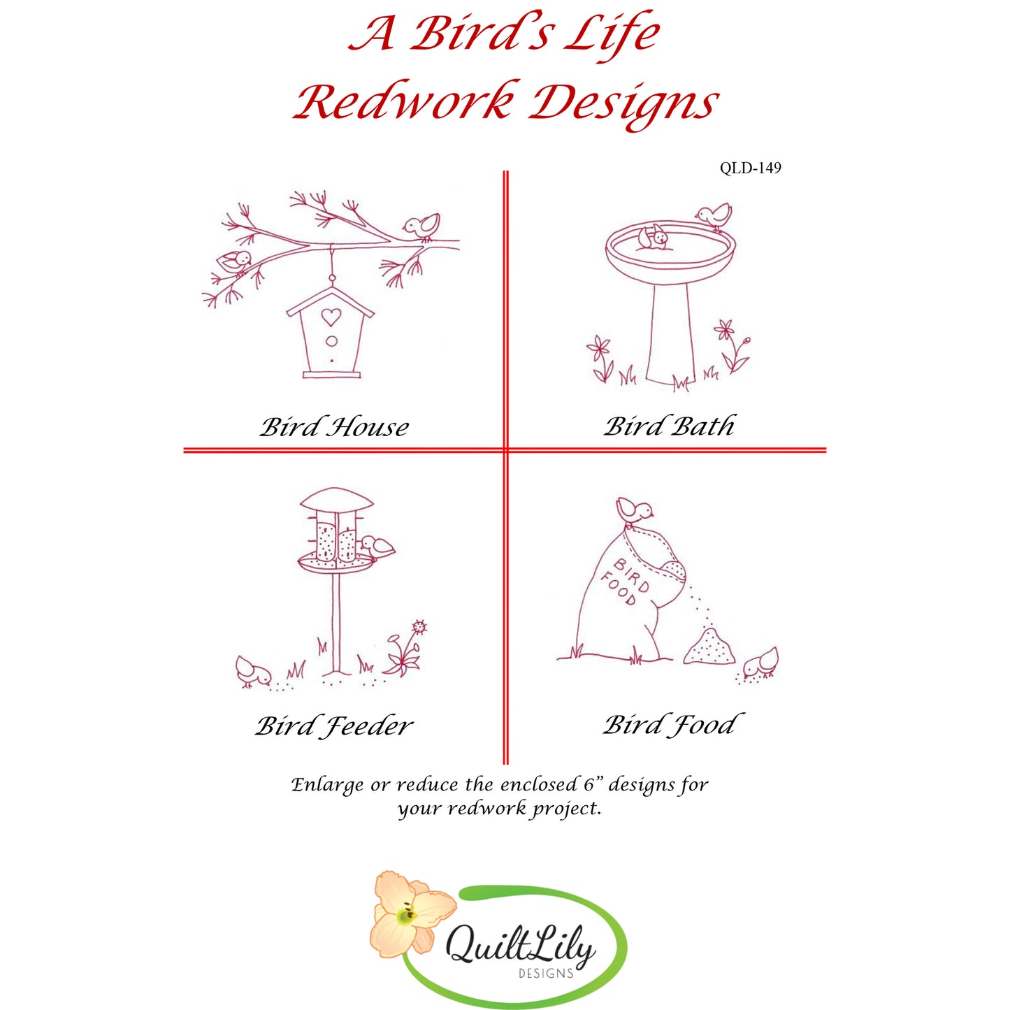 A Bird's Life Embroidery QLD-149e - Downloadable Pattern