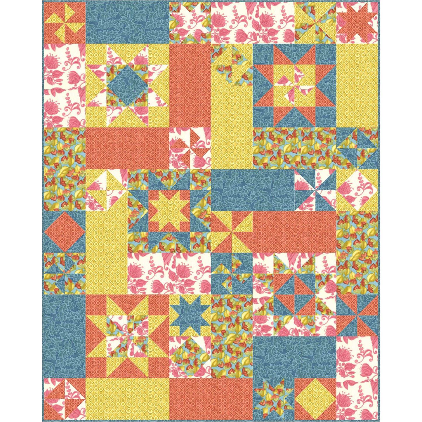 Easy Peasy Quilt Pattern QN-003 - Paper Pattern
