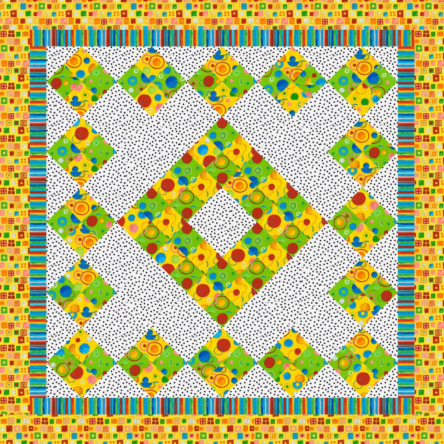 Foxtrot Quilt QW-05e - Downloadable Pattern