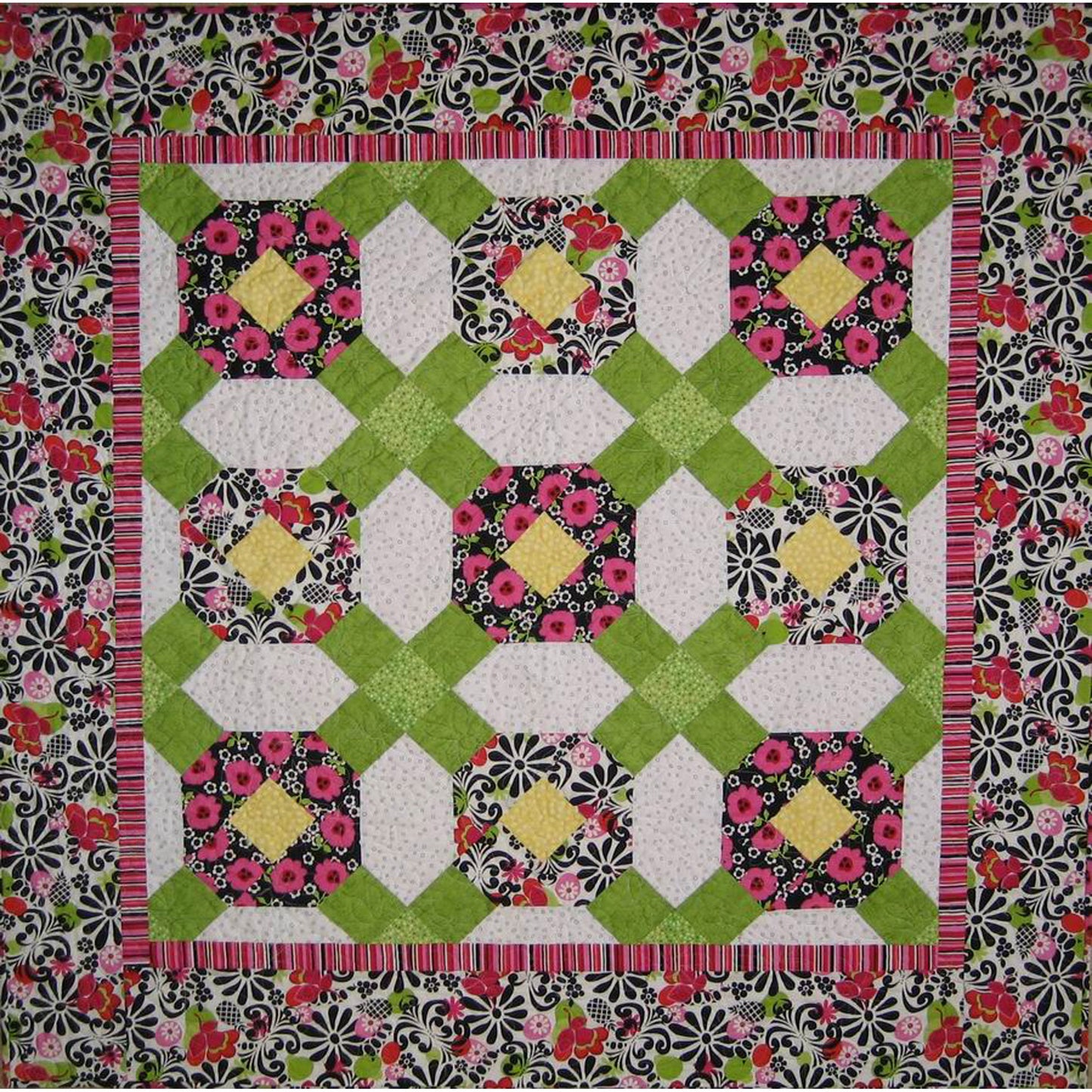 Flowers for Abby Quilt QW-13e - Downloadable Pattern