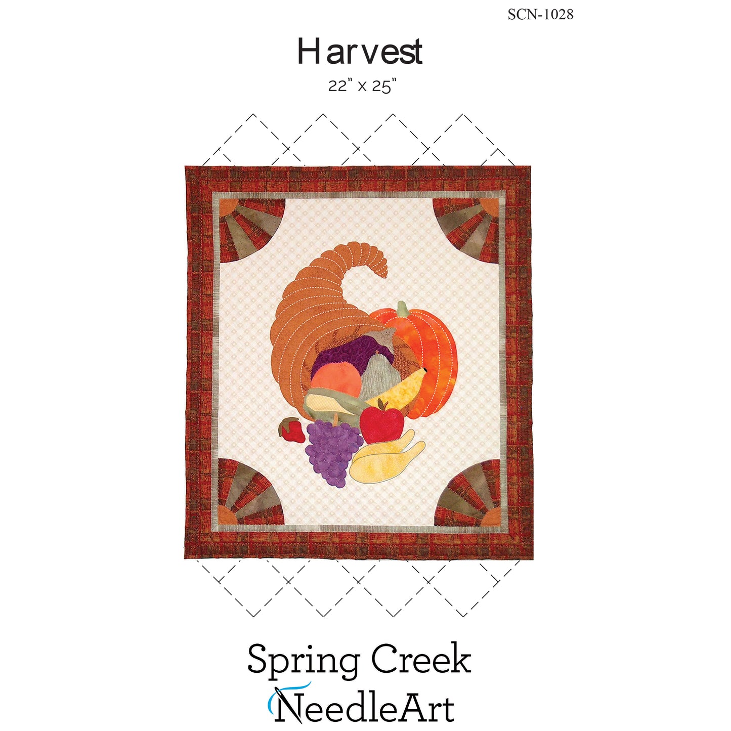 Cover image of pattern for Harvest Wall Quilt.