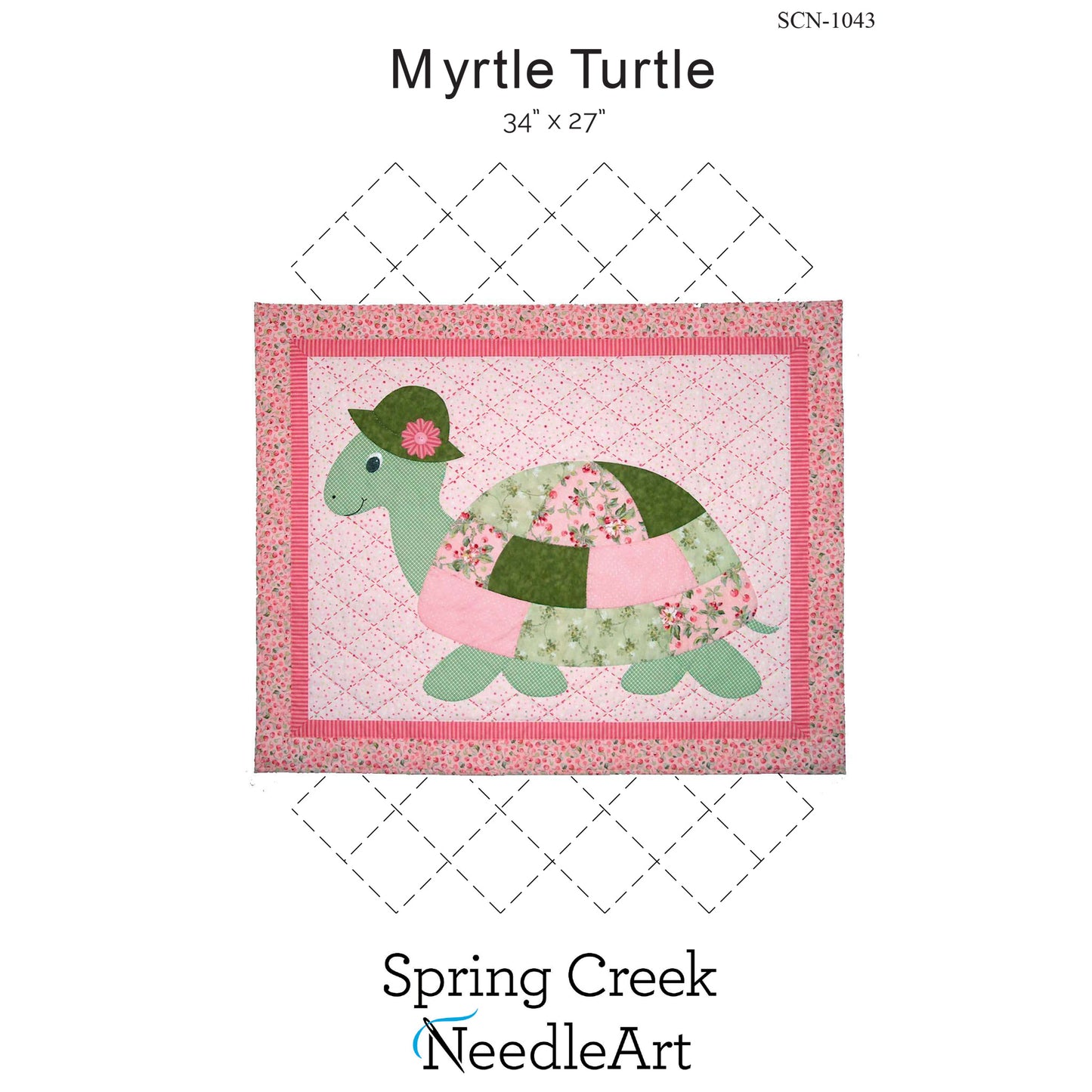 Cover image of pattern for Myrtle Turle quilt.
