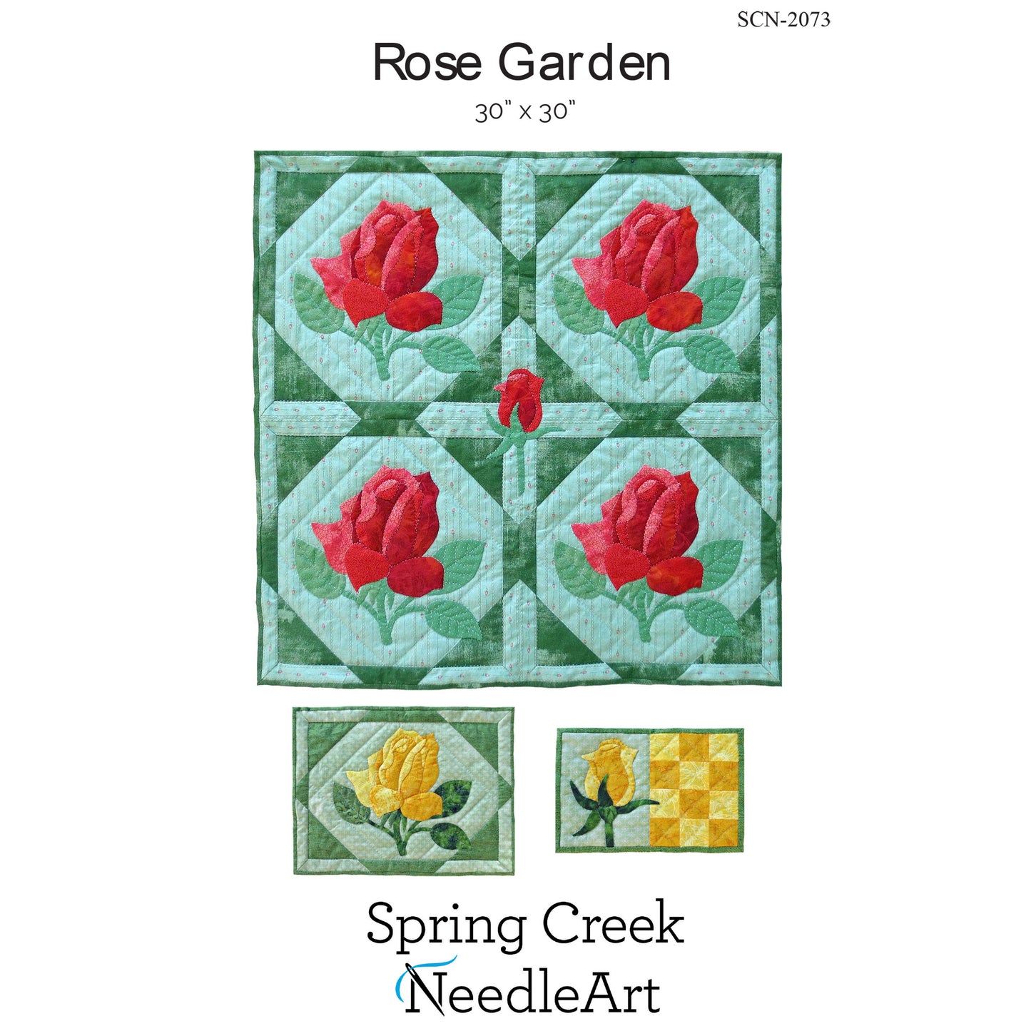 Rose Garden Quilt Pattern SCN-2073 - Paper Pattern