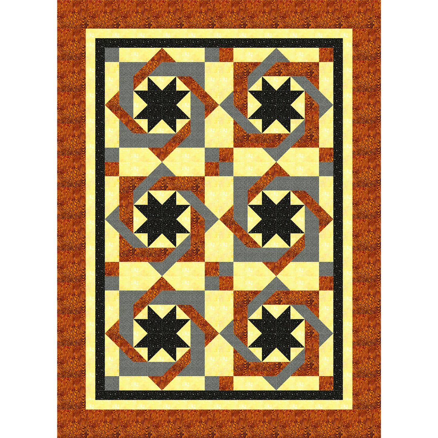 Twisted Tiles Quilt Pattern SDD-104 - Paper Pattern