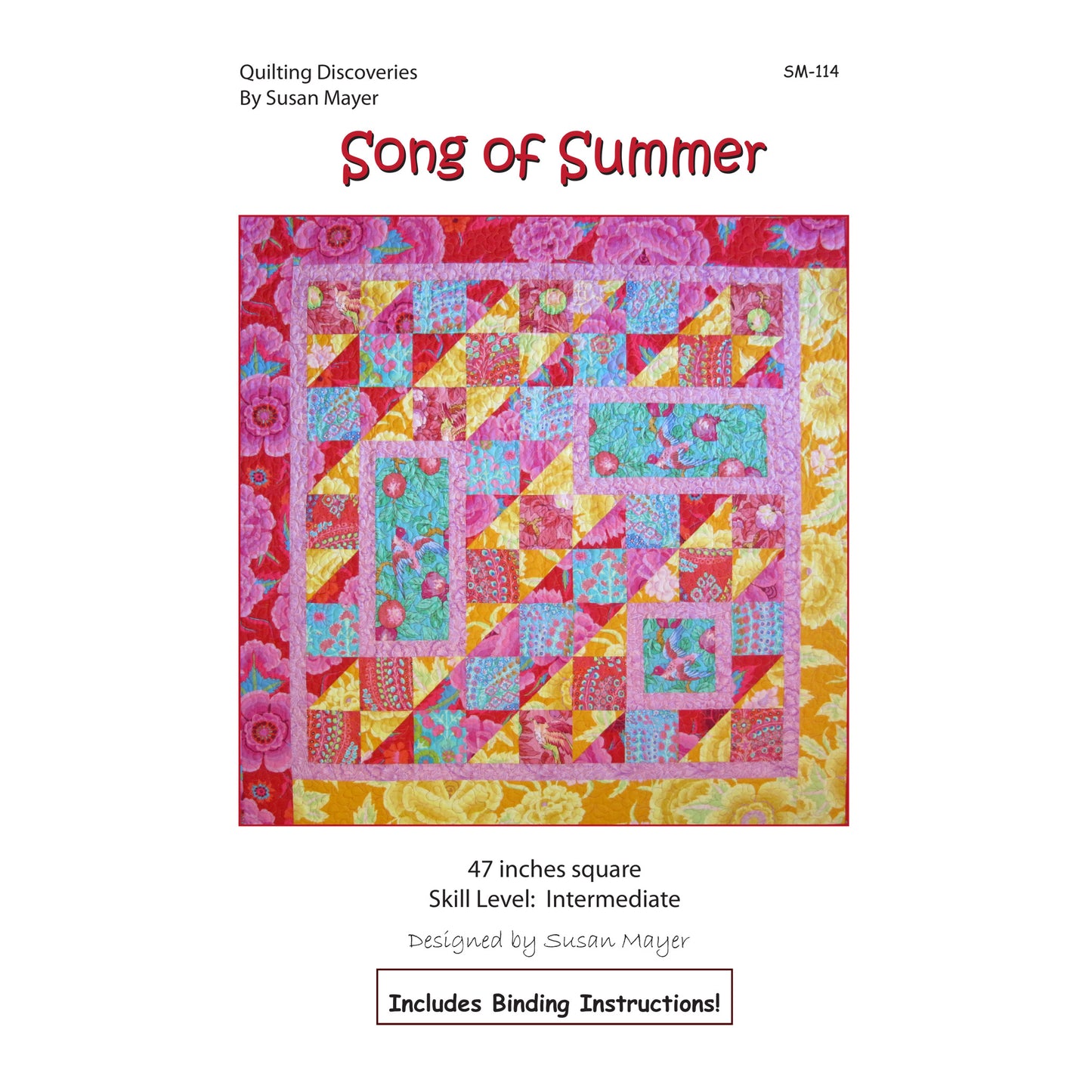 Song of Summer Quilt Pattern SM-114 - Paper Pattern