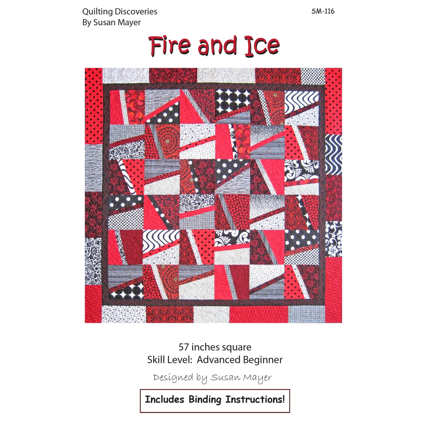 Fire and Ice Quilt SM-116e - Downloadable Pattern