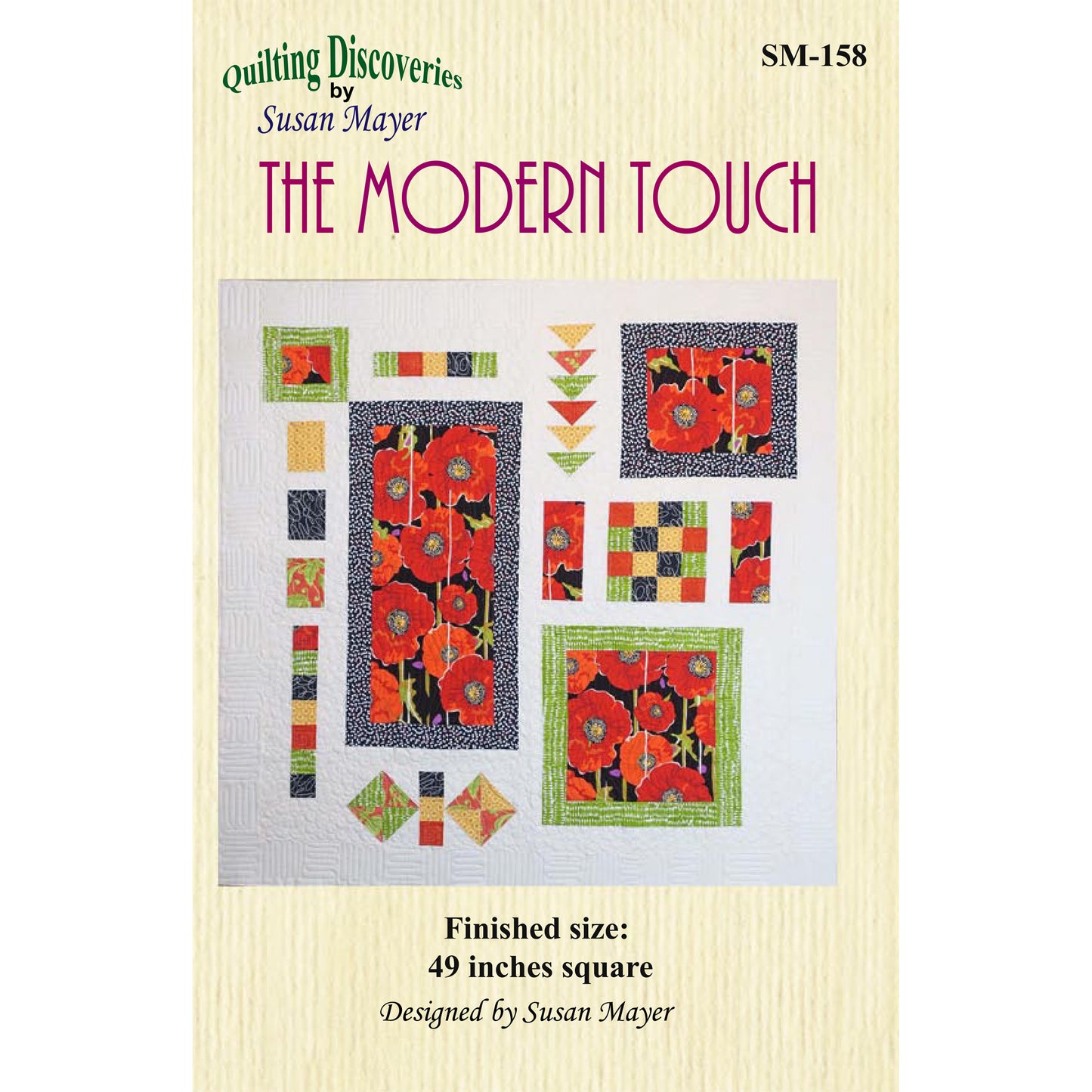 The Modern Touch Quilt Pattern SM-158 - Paper Pattern