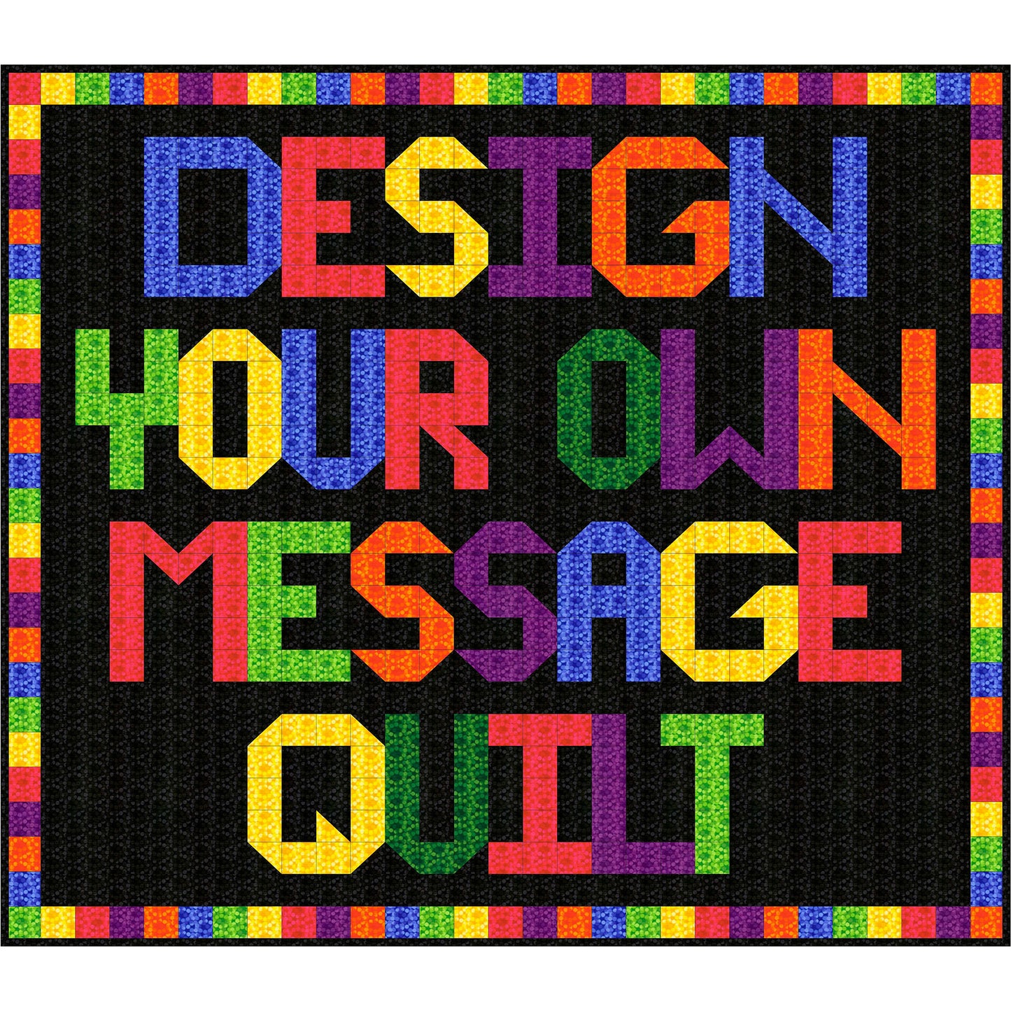 Quilted Messages (Make your own) Wall Hanging Pattern SP-201 - Paper Pattern